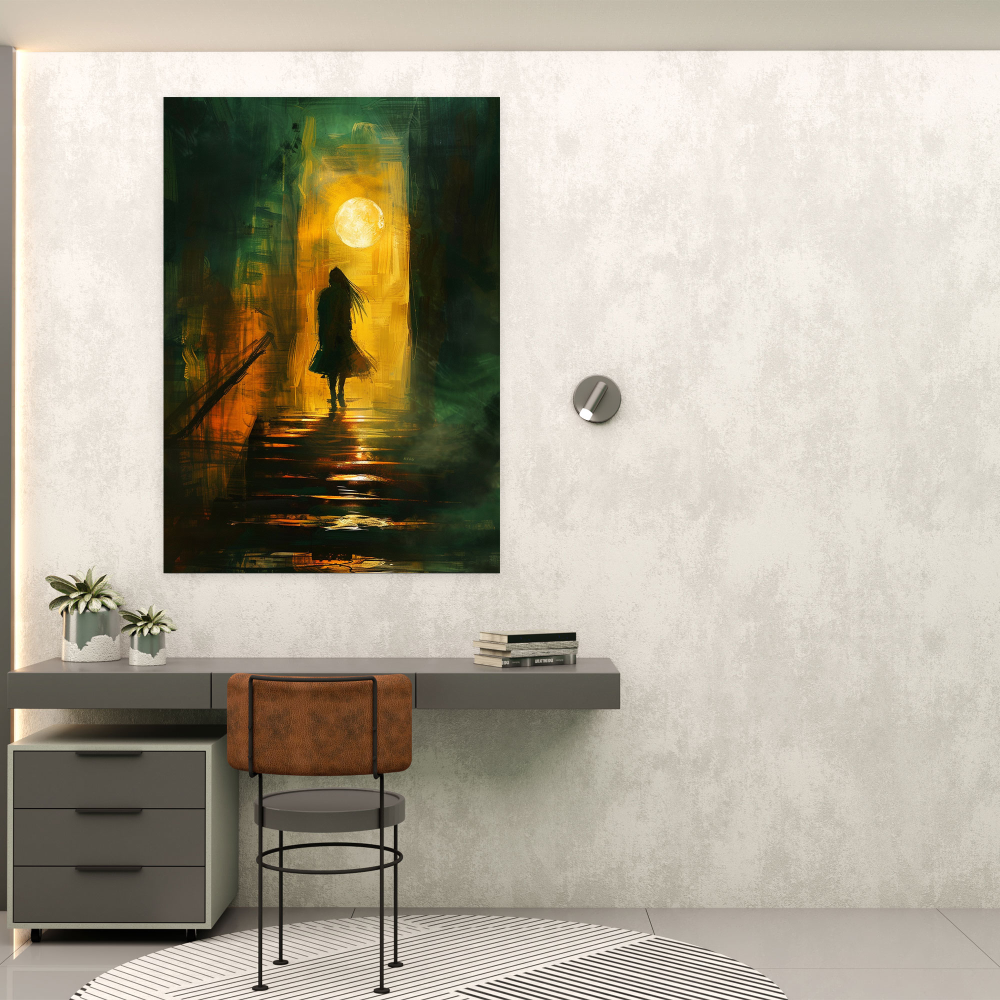 Expressionism Art Style Wall Decoration - Expressionism, Canvas, Wall Decoration, Home Decoration