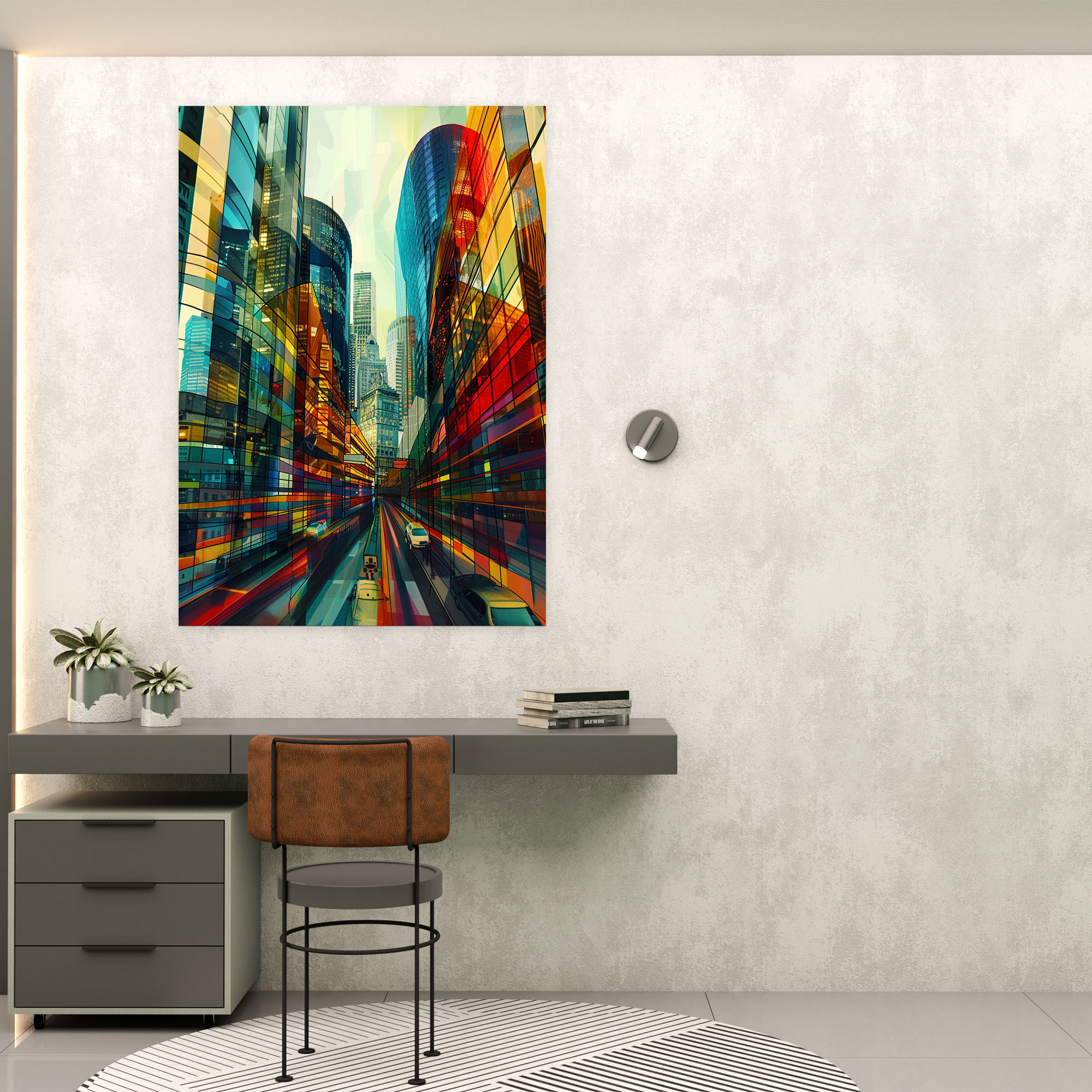 Urban Expressionism Canvas Print - Expressionism, Canvas Print, Home Decoration, Wall Decoration