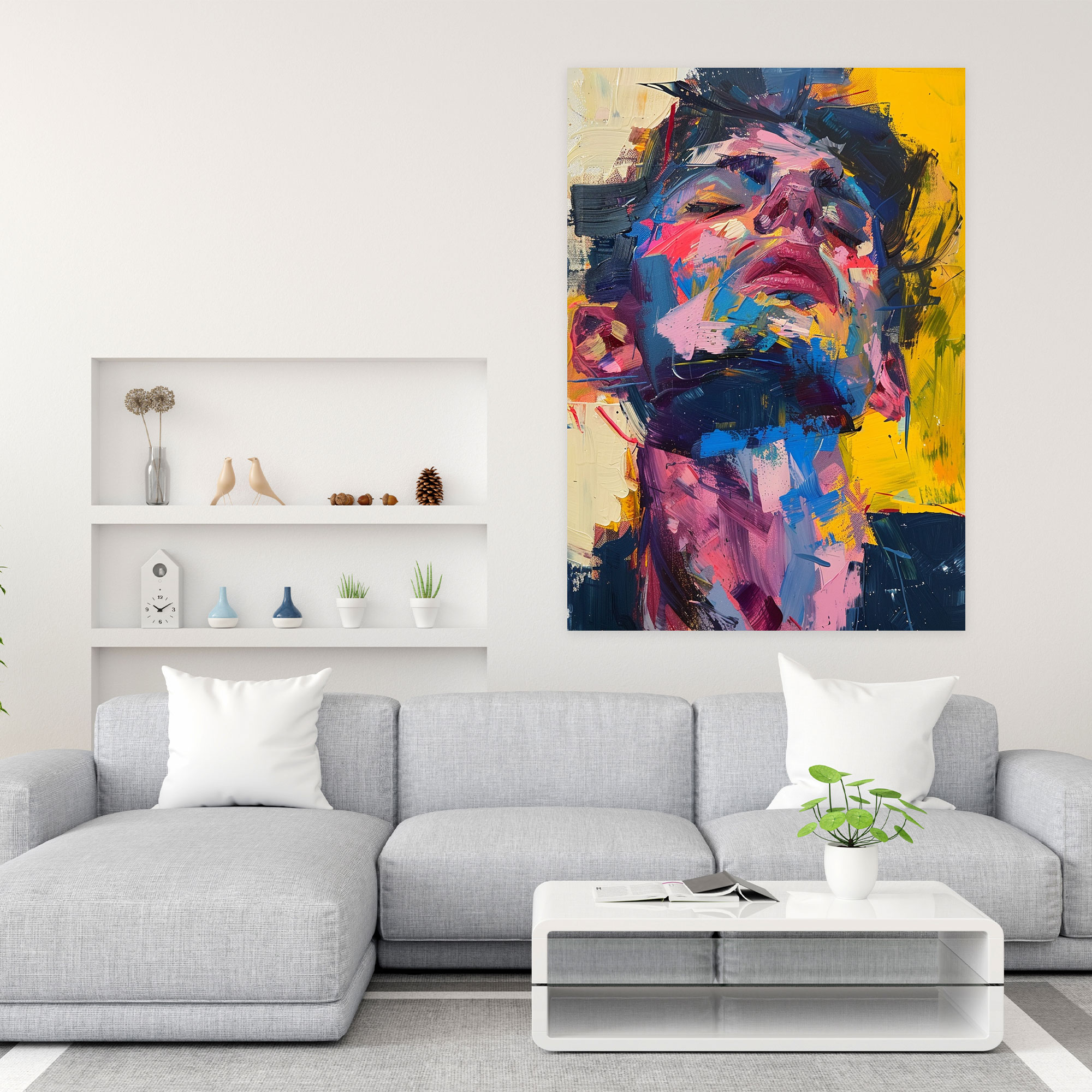 Emotional Expressionism Wall Art Canvas Print - Expressionism, Canvas, Home Decoration, Wall Decoration