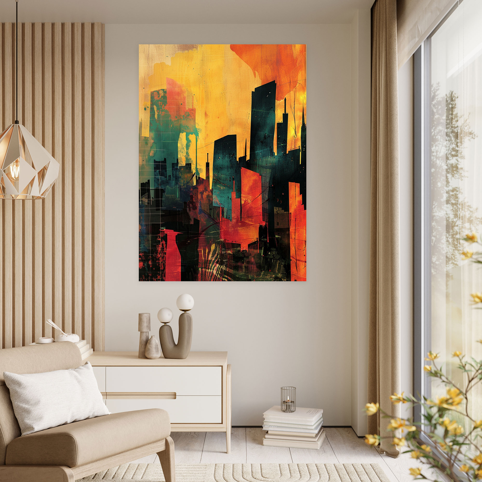 Dynamic Expressionism Canvas Print Wall Art - Expressionism, Canvas, Expressionism Art Style, Canvas Print