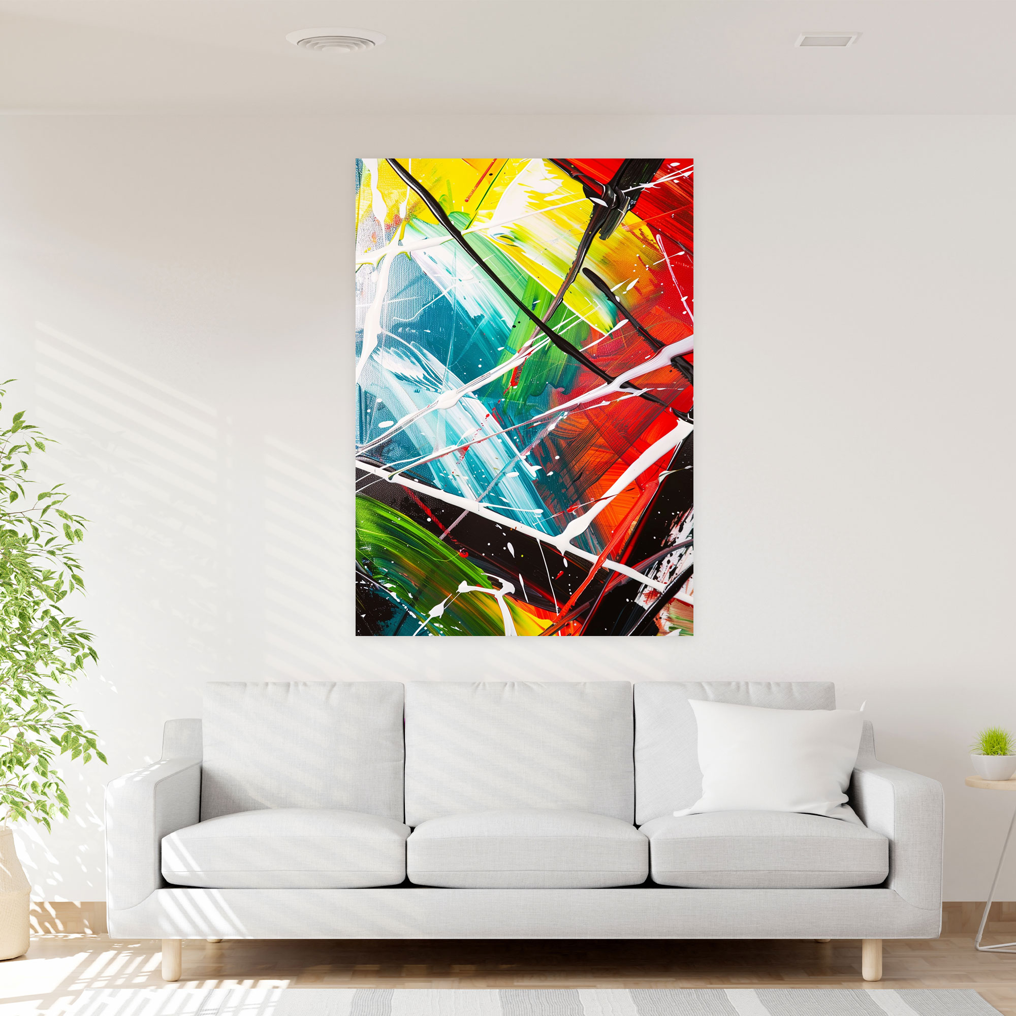Energetic Expressionism Canvas Print Wall Art - Expressionism, Canvas, Expressionism Art Style, Wall Decoration