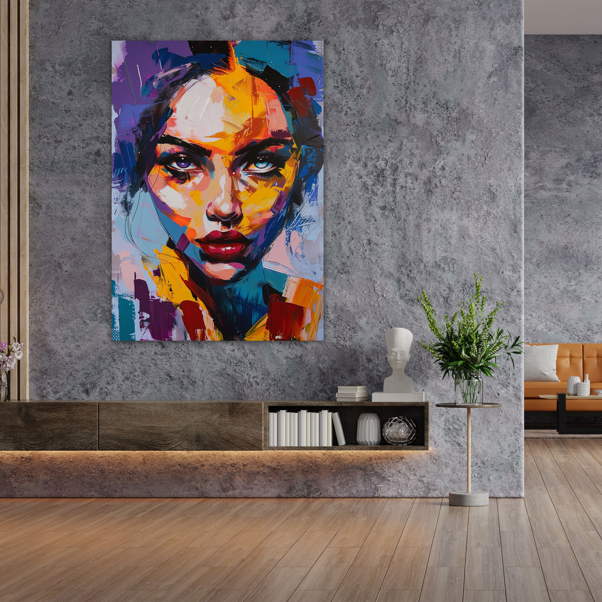 Bold Expressionism Canvas Print Wall Decoration - Expressionism, Wall Art, Canvas, Canvas Wall Art