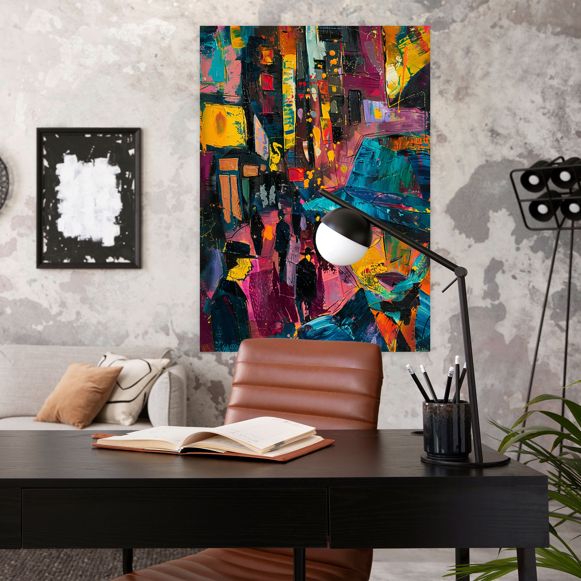 Urban Expressionism Art Style Wall Art - Expressionism, Home Decoration, Expressionism Art Style, Canvas