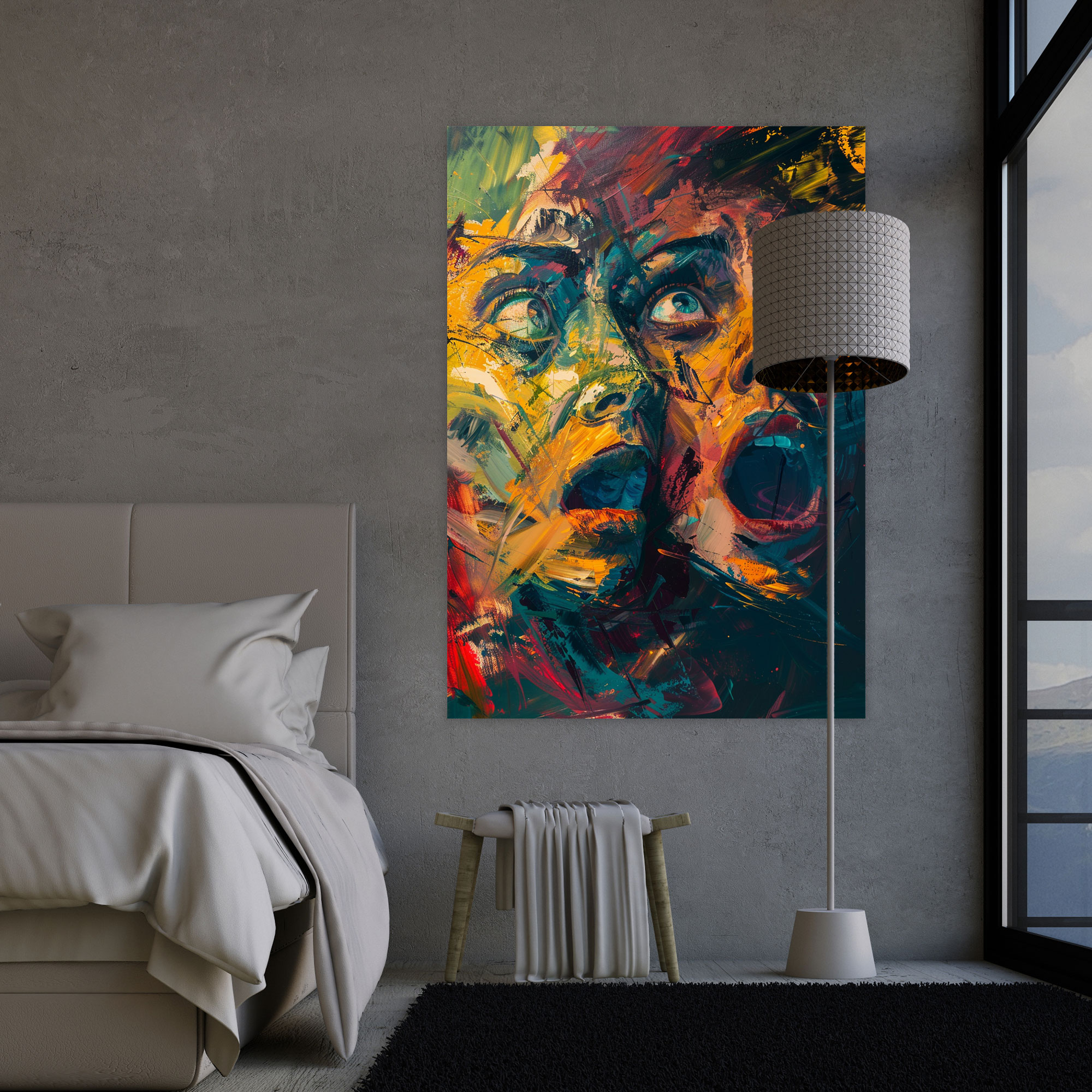 Emotive Expressionism Art Style Wall Decoration - Expressionism, Wall Decoration, Canvas, Expressionism Art Style
