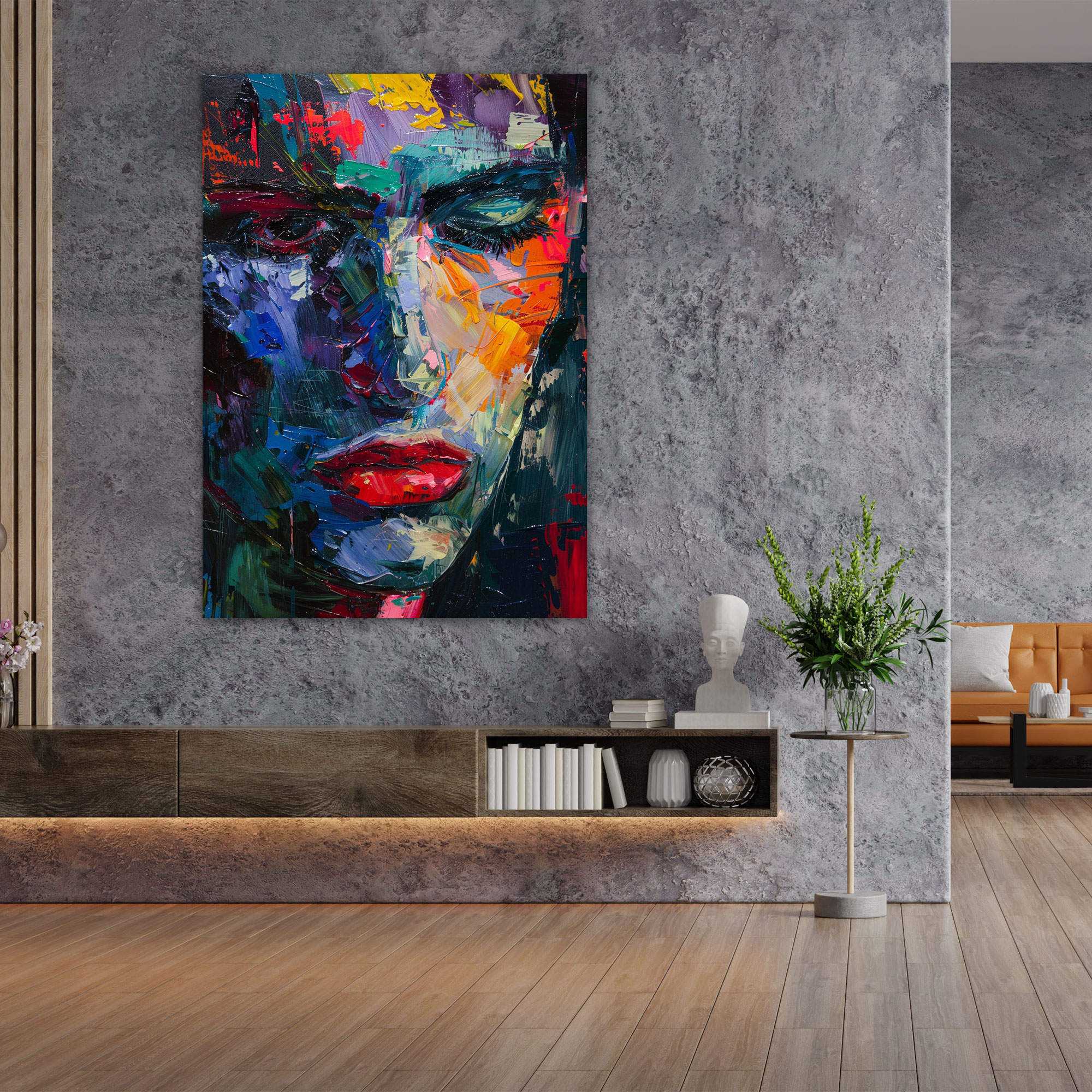 Vibrant Expressionism Art Style Canvas Print - Expressionism, Canvas, Canvas Print, Home Decoration