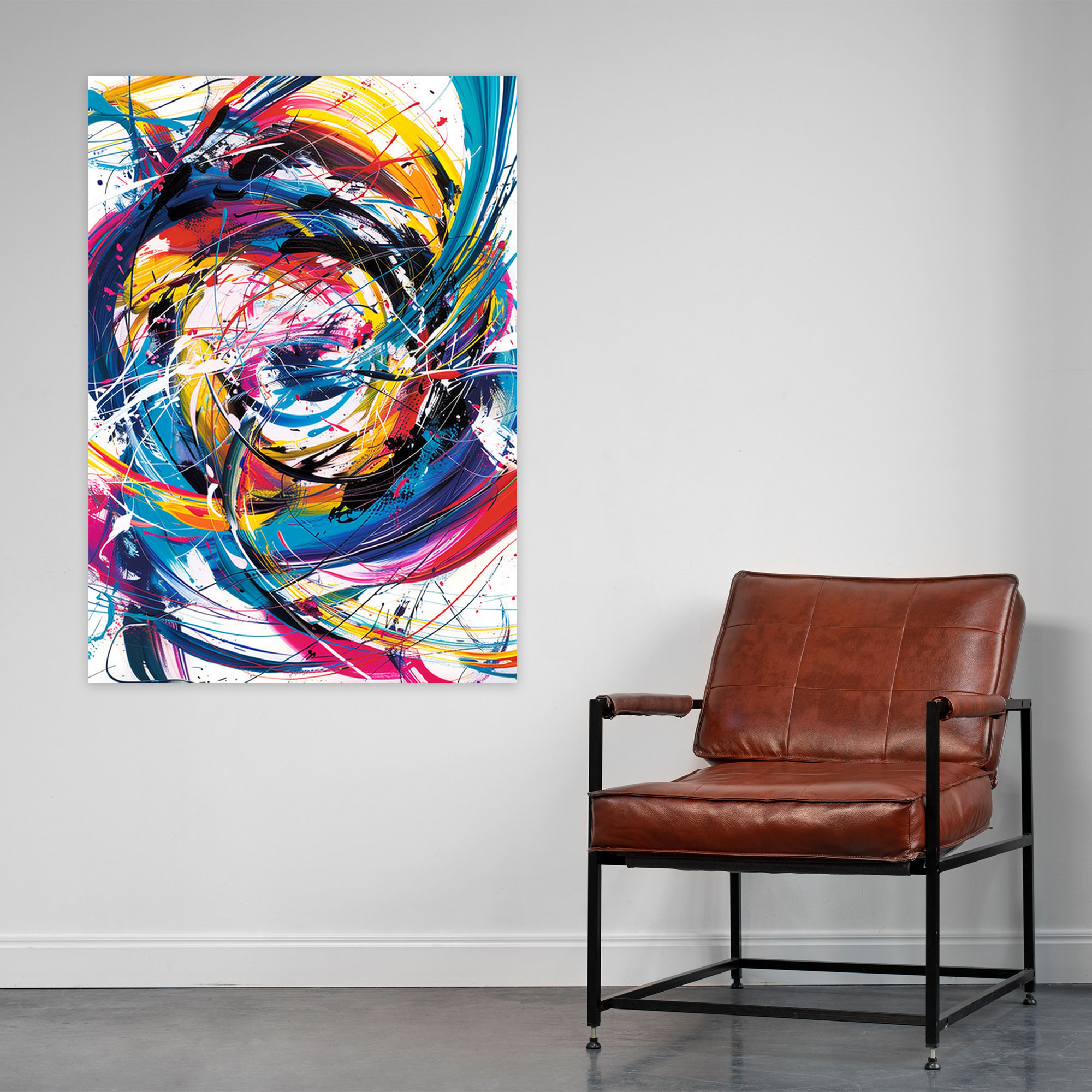 Dynamic Expressionism Art Style Wall Art - Expressionism, Canvas Wall Art, Wall Decoration, Home Decoration