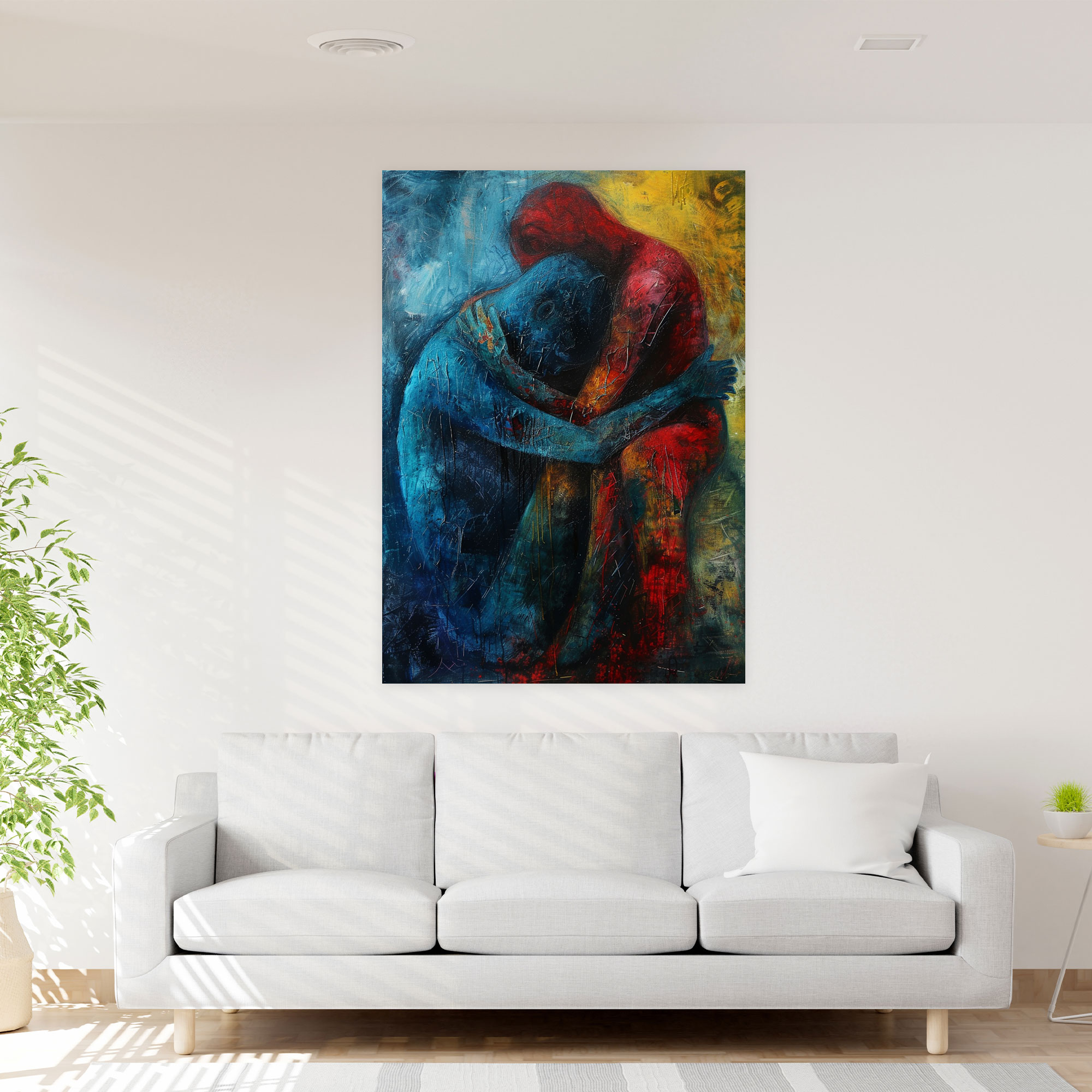 Dramatic Expressionism Art Style Wall Decoration - Expressionism, Wall Decoration, Expressionism Art Style, Canvas Wall Art
