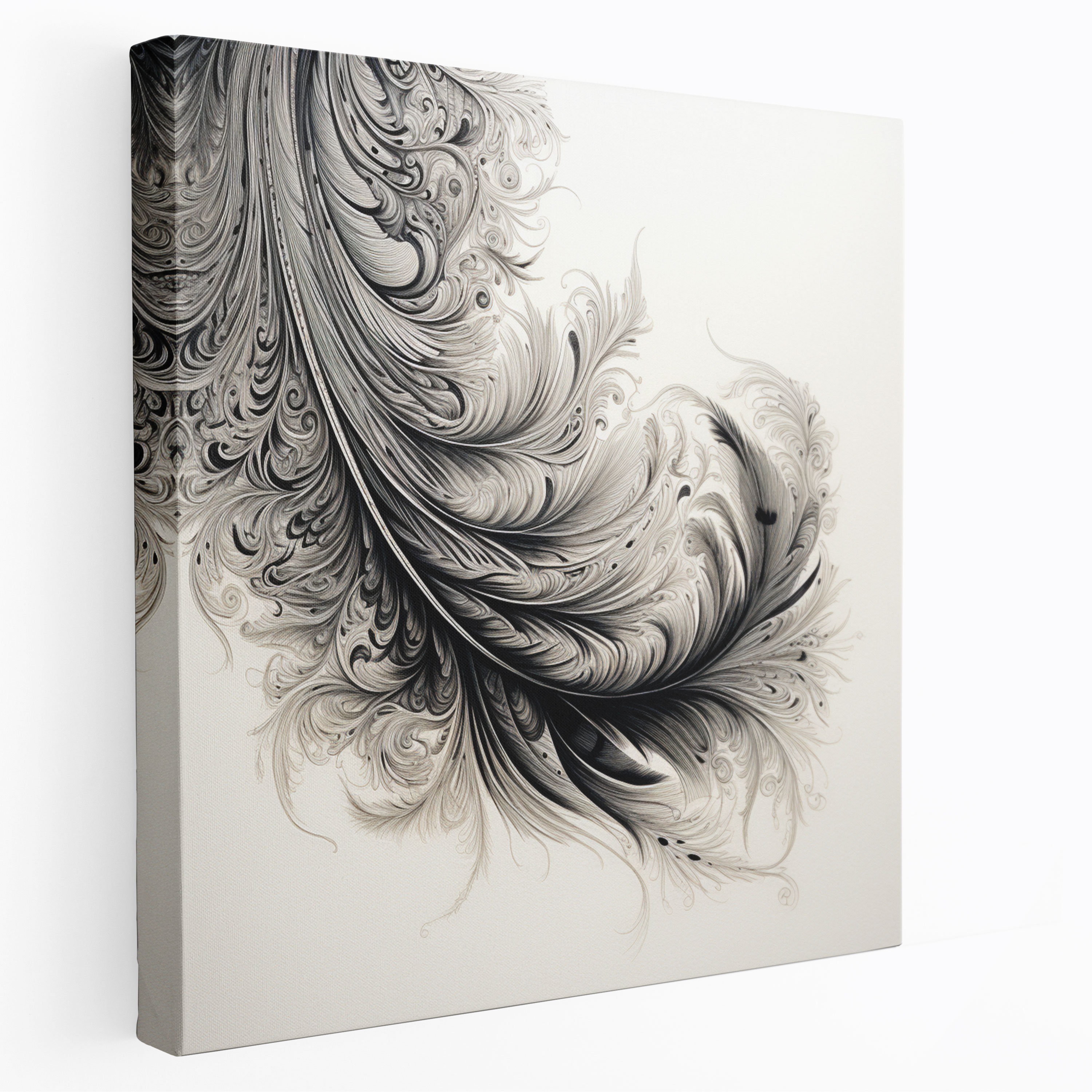 Feather Wall Art - Feather, Canvas, Home Decoration, Feather