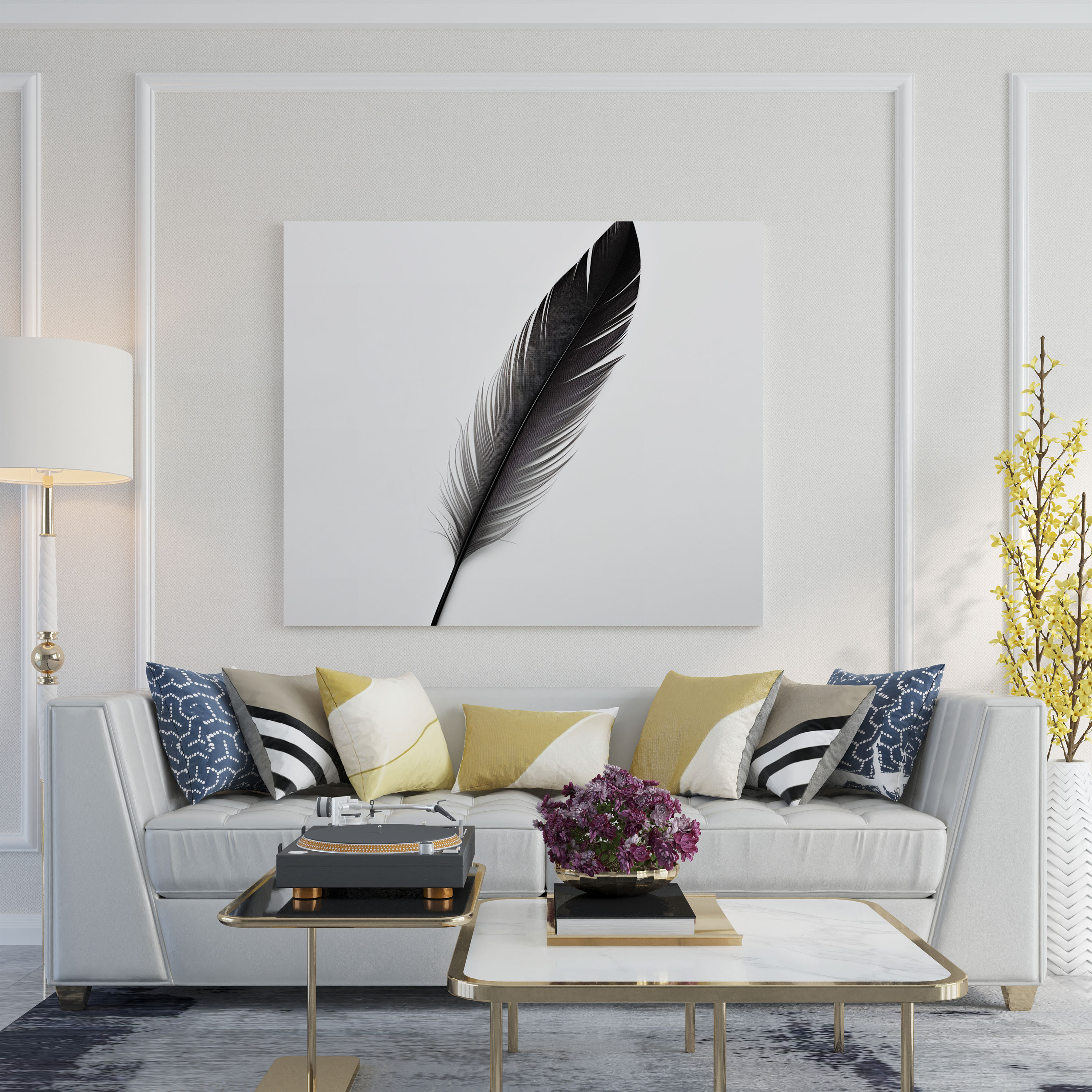 Feather Wall Art - Feather, Feather, Photograph, Home Decoration