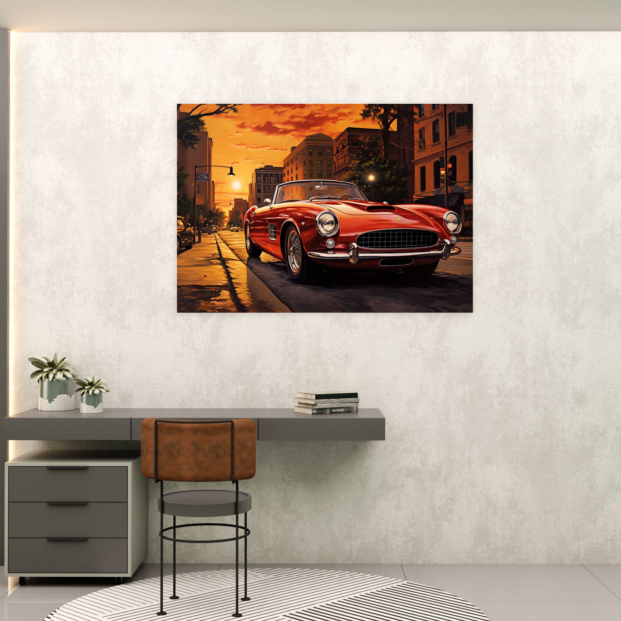 Ferrari Kanvas Tablo - Ev Dekorasyonu ve Lüks Ferrari Duvar Sanatı