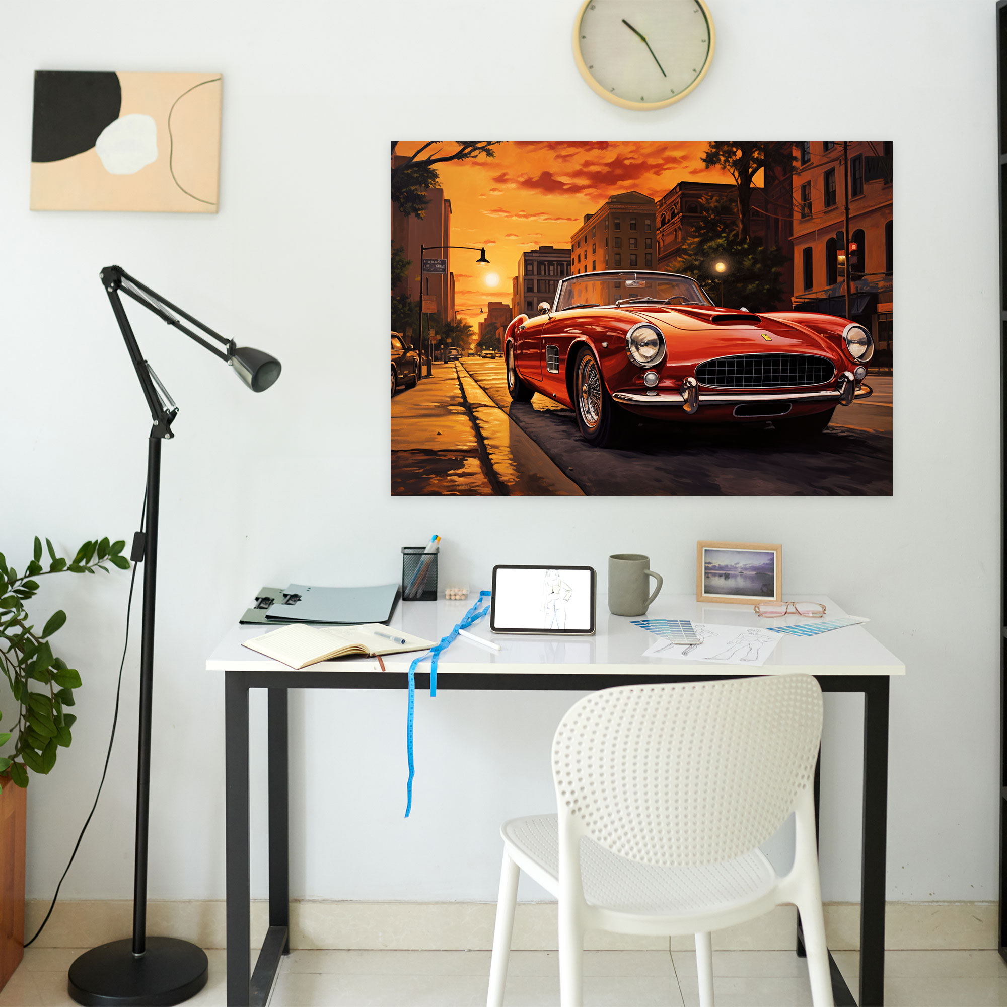Ferrari Kanvas Tablo - Ev Dekorasyonu ve Lüks Ferrari Duvar Sanatı