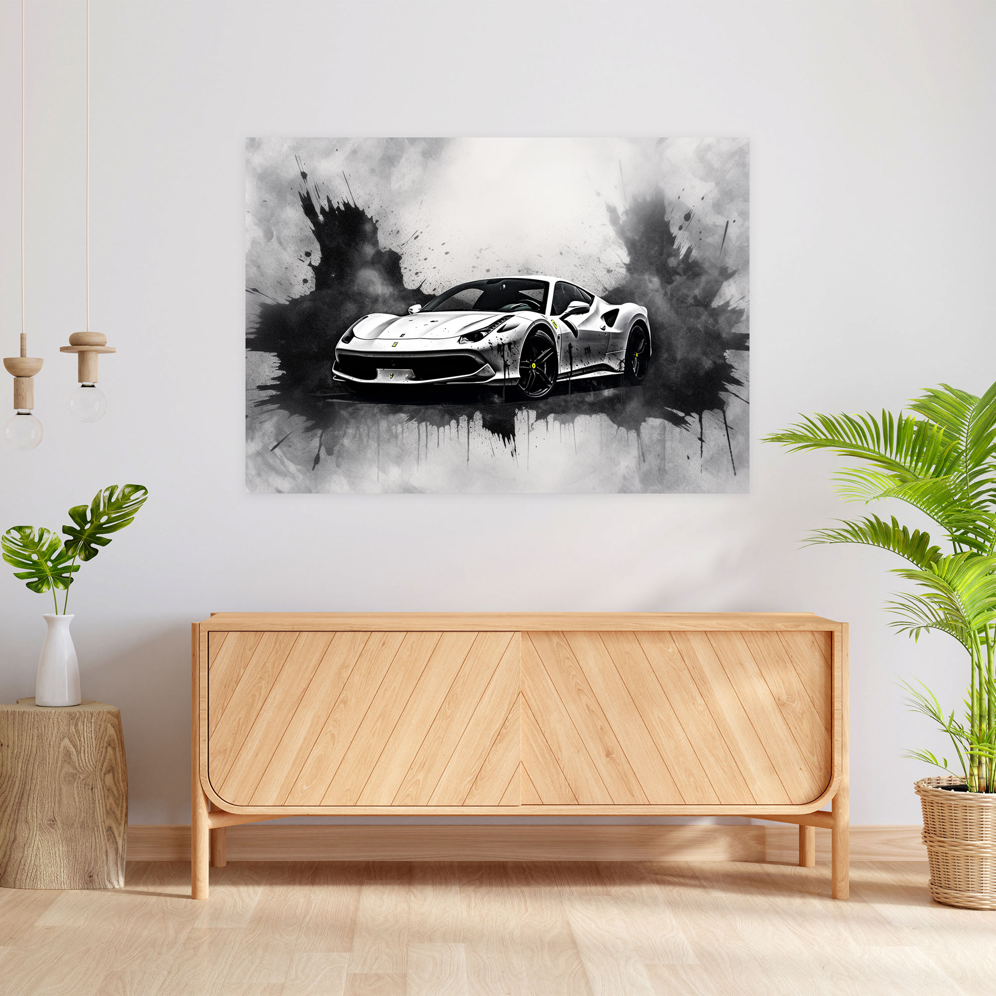 Ferrari Wall Art - Ferrari, Wall Decoration, Canvas Wall Art, Wall Art