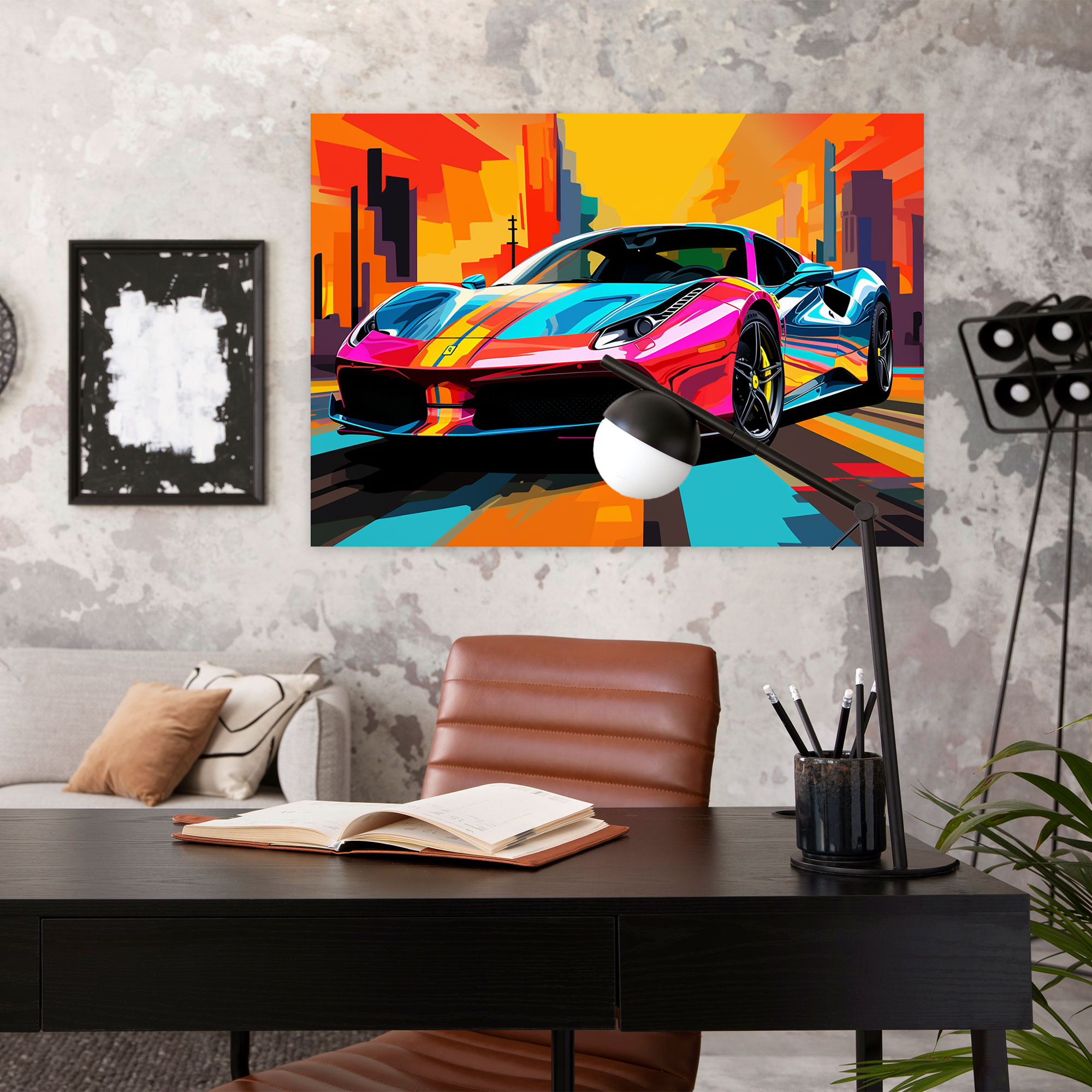 Ferrari Canvas Print - Ferrari, Canvas Wall Art, Ferrari, Canvas Print