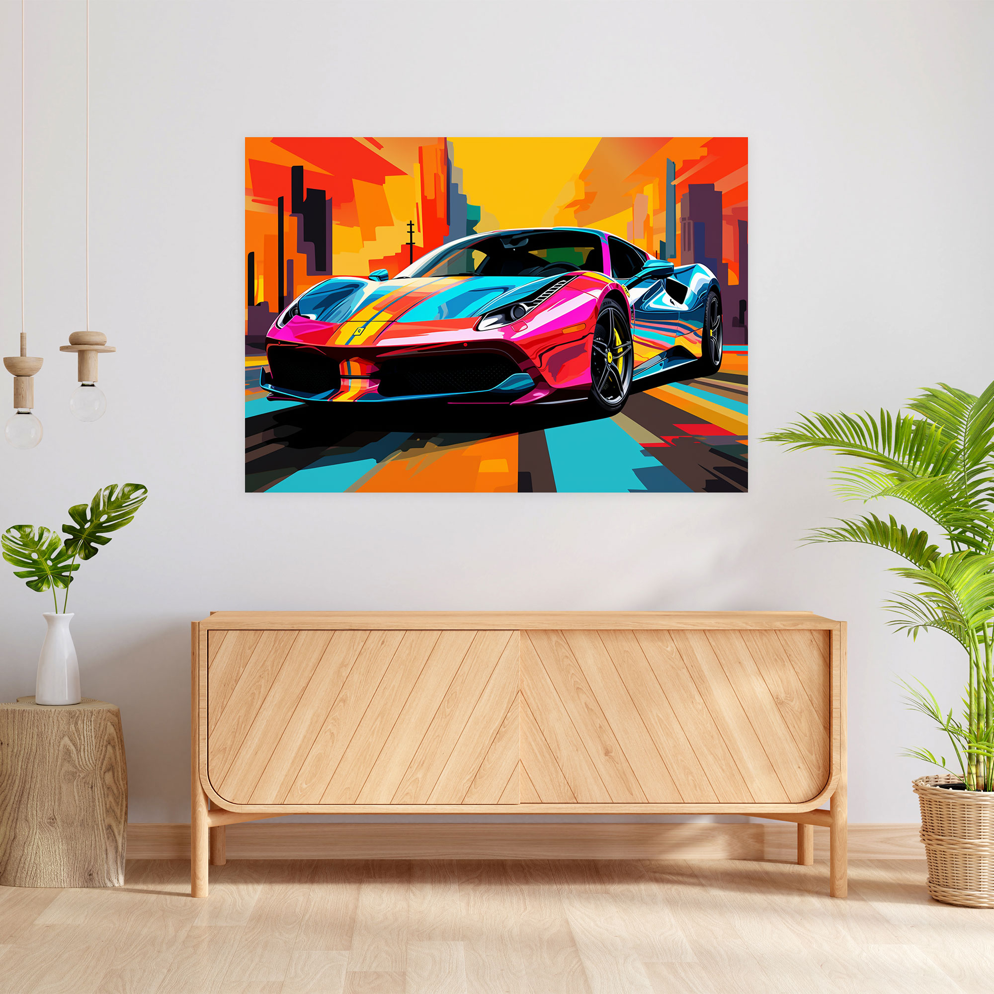 Ferrari Canvas Print - Ferrari, Canvas Wall Art, Ferrari, Canvas Print