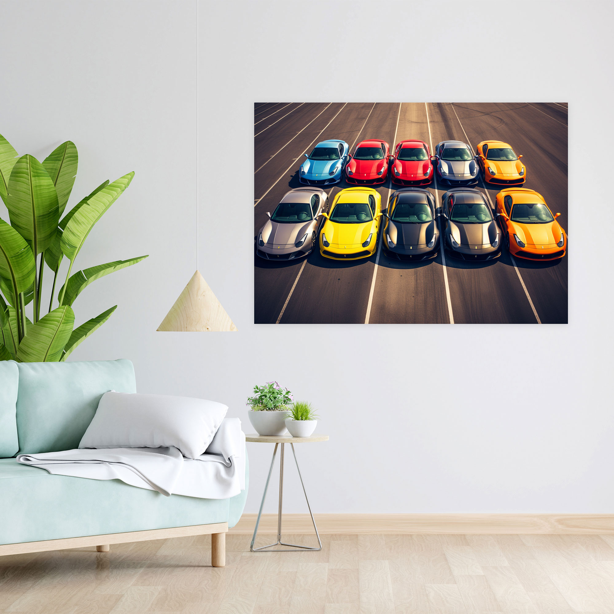 Ferrari Canvas Print - Power And Luxury - Ferrari, Canvas Print, Canvas Wall Art, Ferrari