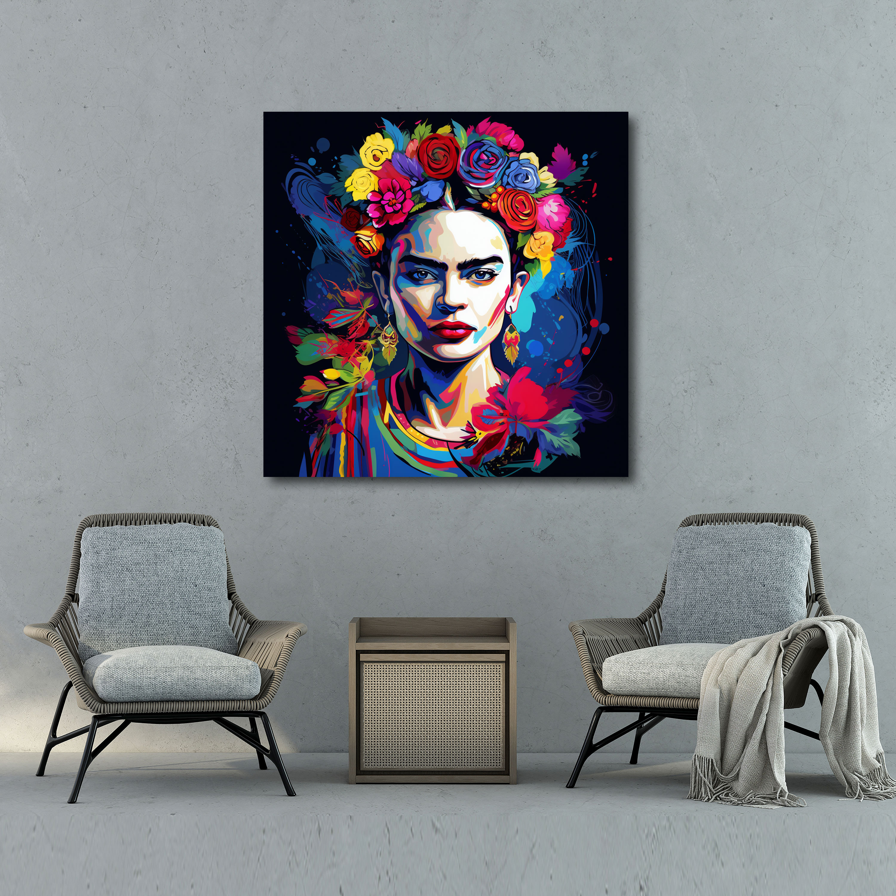 Frida Kahlo Canvas Print - Frida Kahlo, Home Decoration, Canvas, Wall Decoration