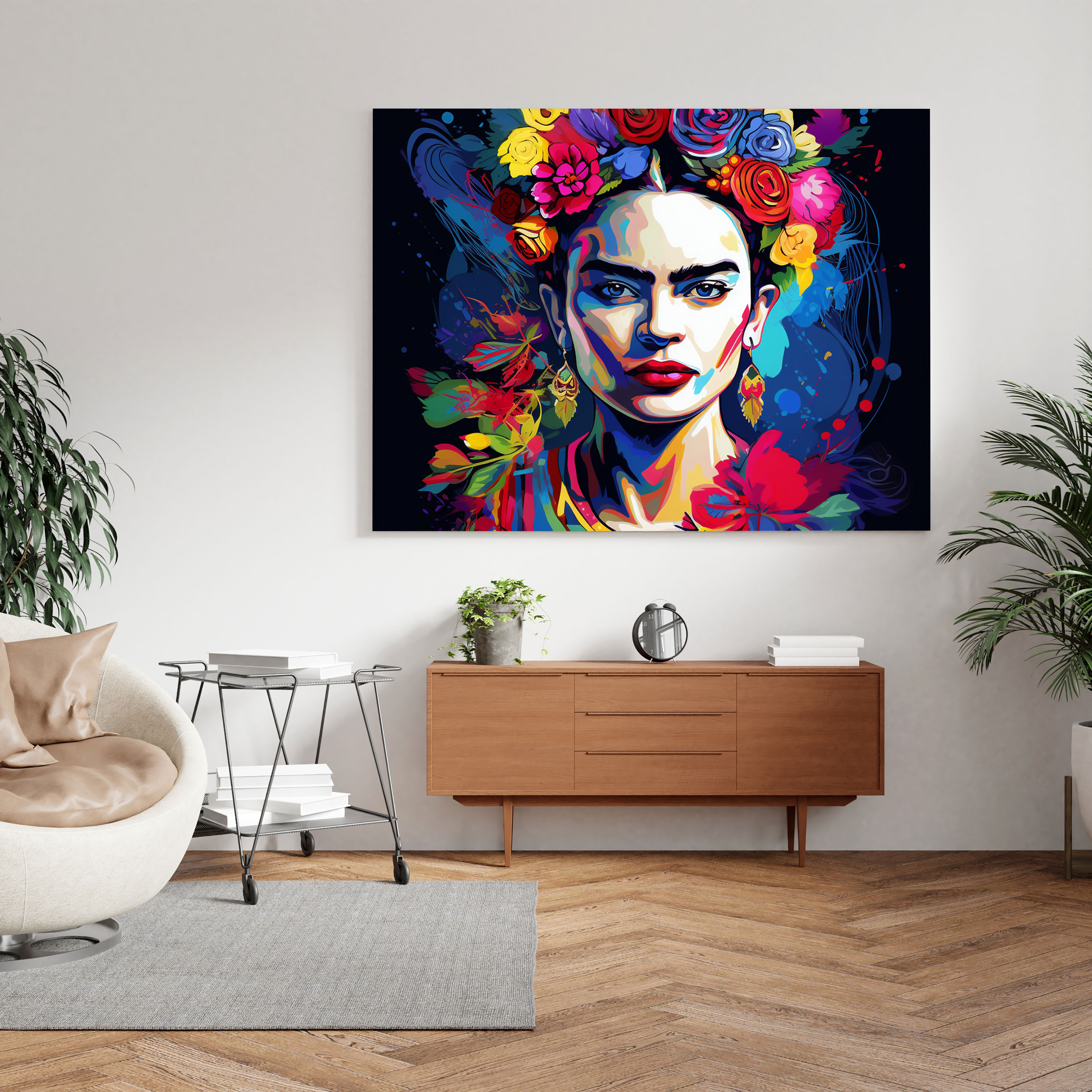 Frida Kahlo Canvas Print - Frida Kahlo, Home Decoration, Canvas, Wall Decoration