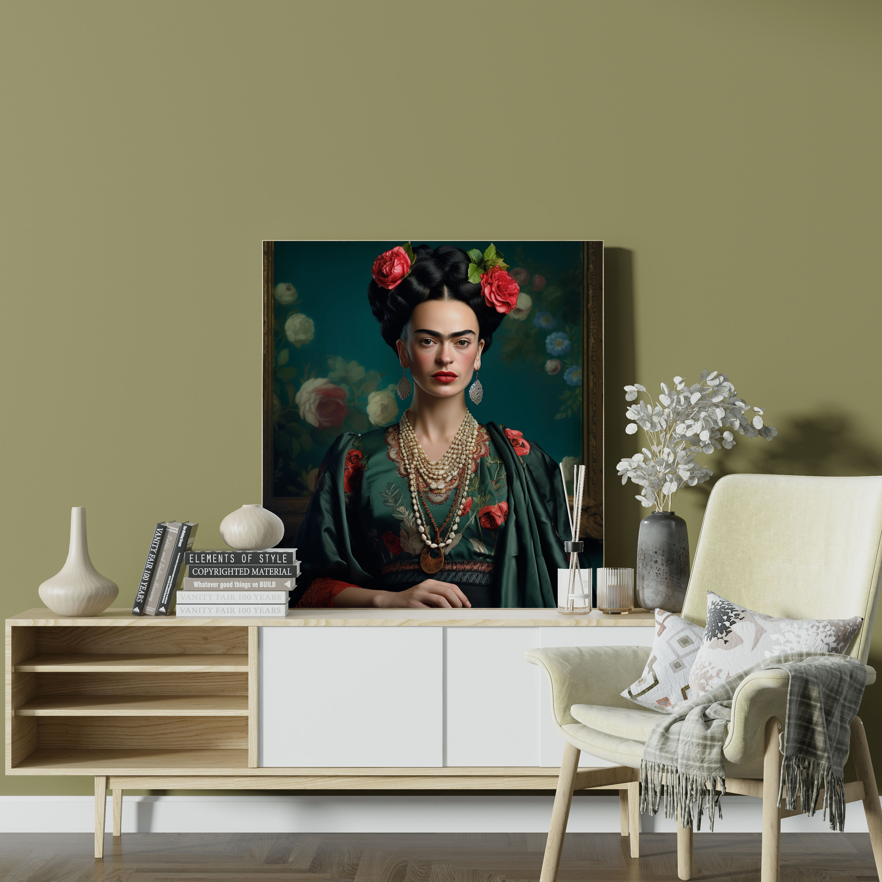 Frida Kahlo Canvas Print - Frida Kahlo, Canvas, Wall Art, Frida Kahlo