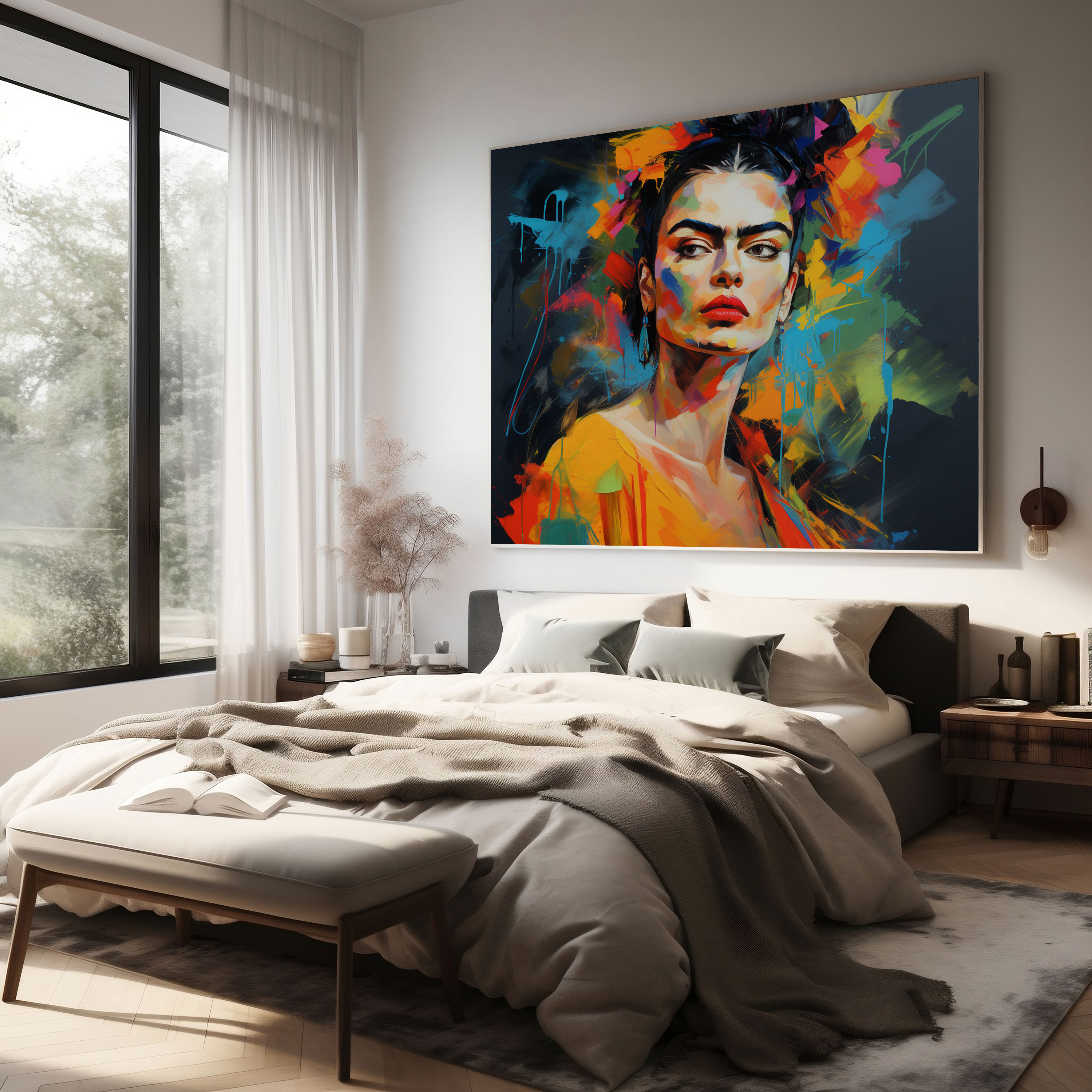 Frida Kahlo Canvas Print - Frida Kahlo, Canvas, Frida Kahlo, Wall Decoration