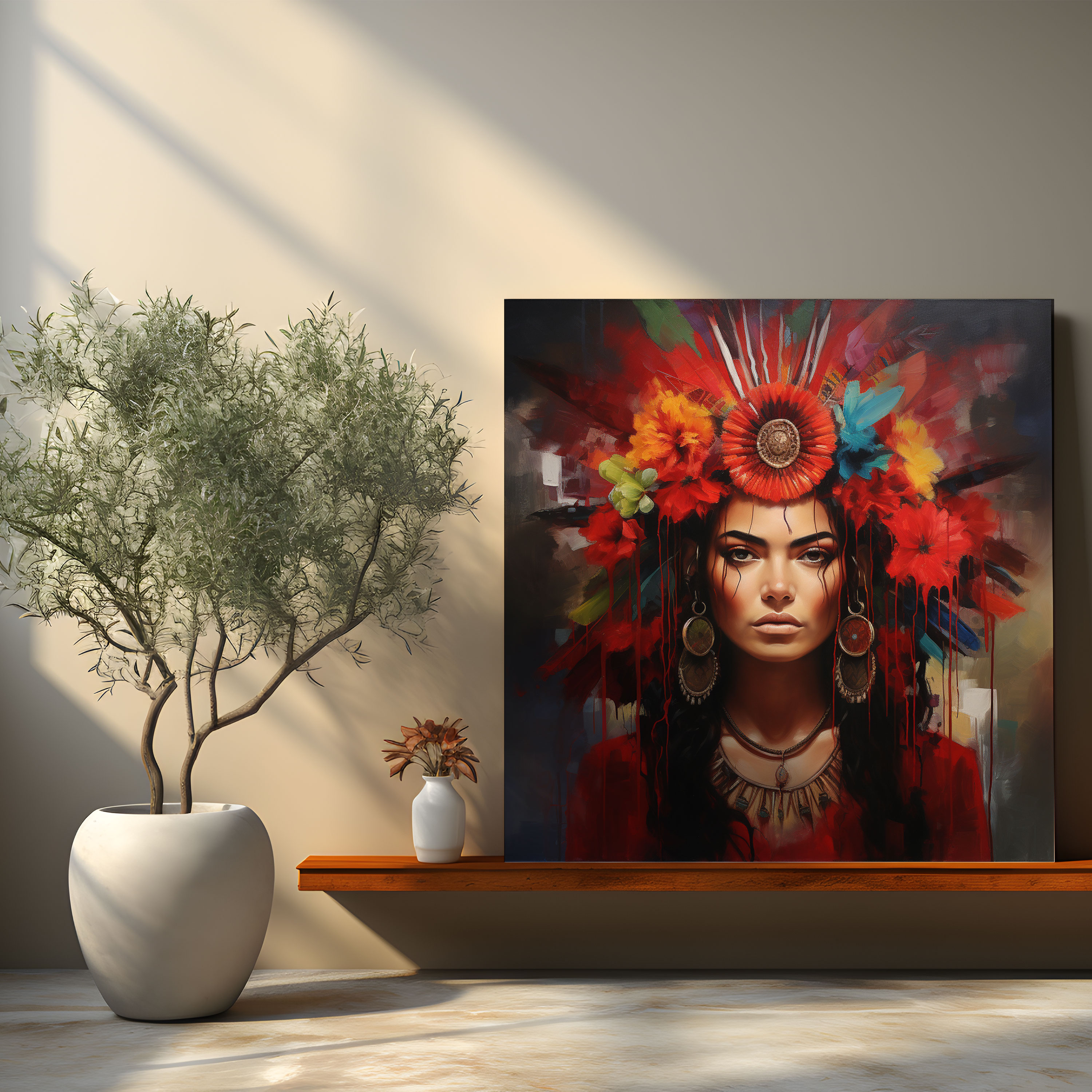 Frida Kahlo High Quality Canvas Print - Frida Kahlo, Oil Painting, Canvas Print, Home Decoration