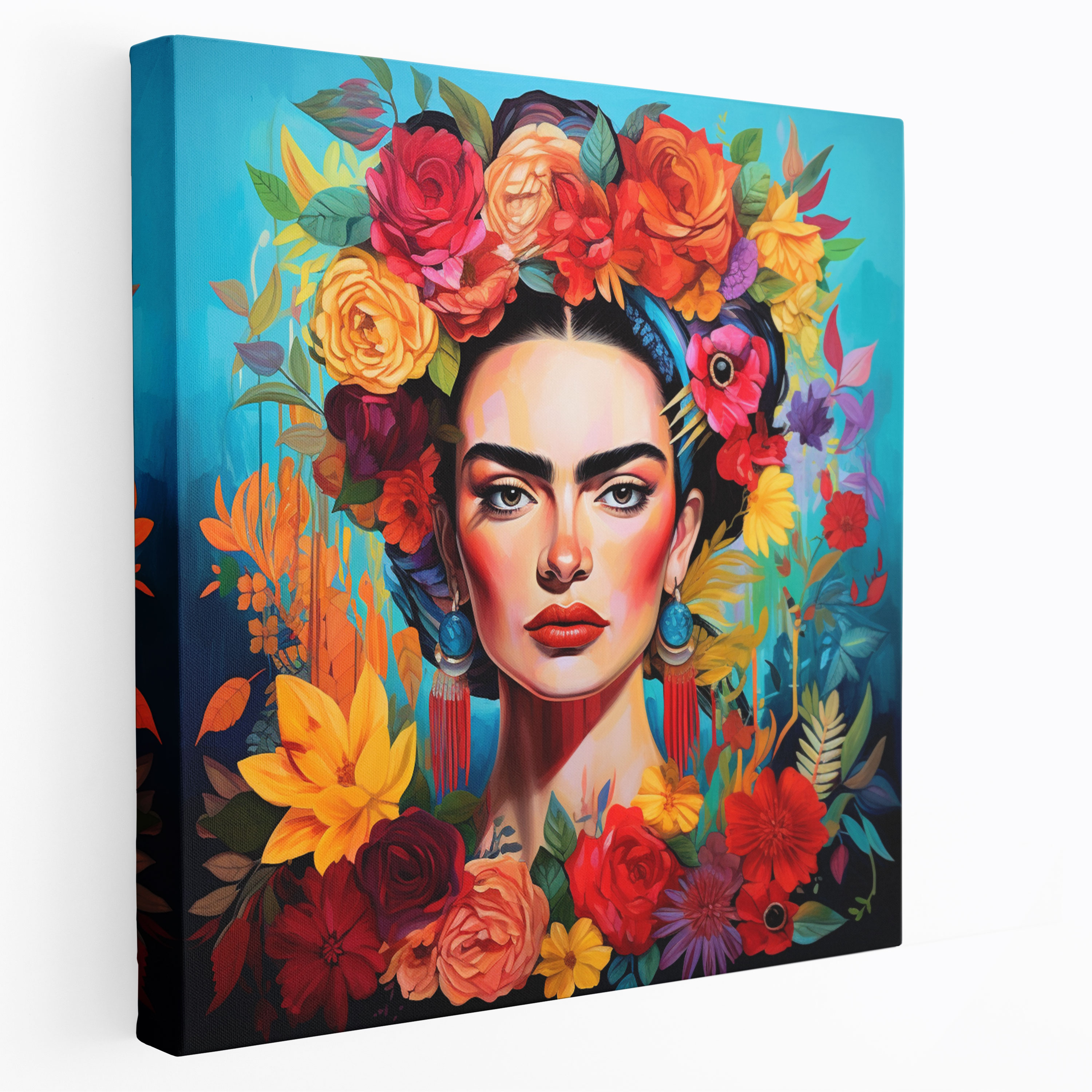 Frida Kahlo Canvas Print - Frida Kahlo, Acrylic Painting, Canvas Print, Home Decoration