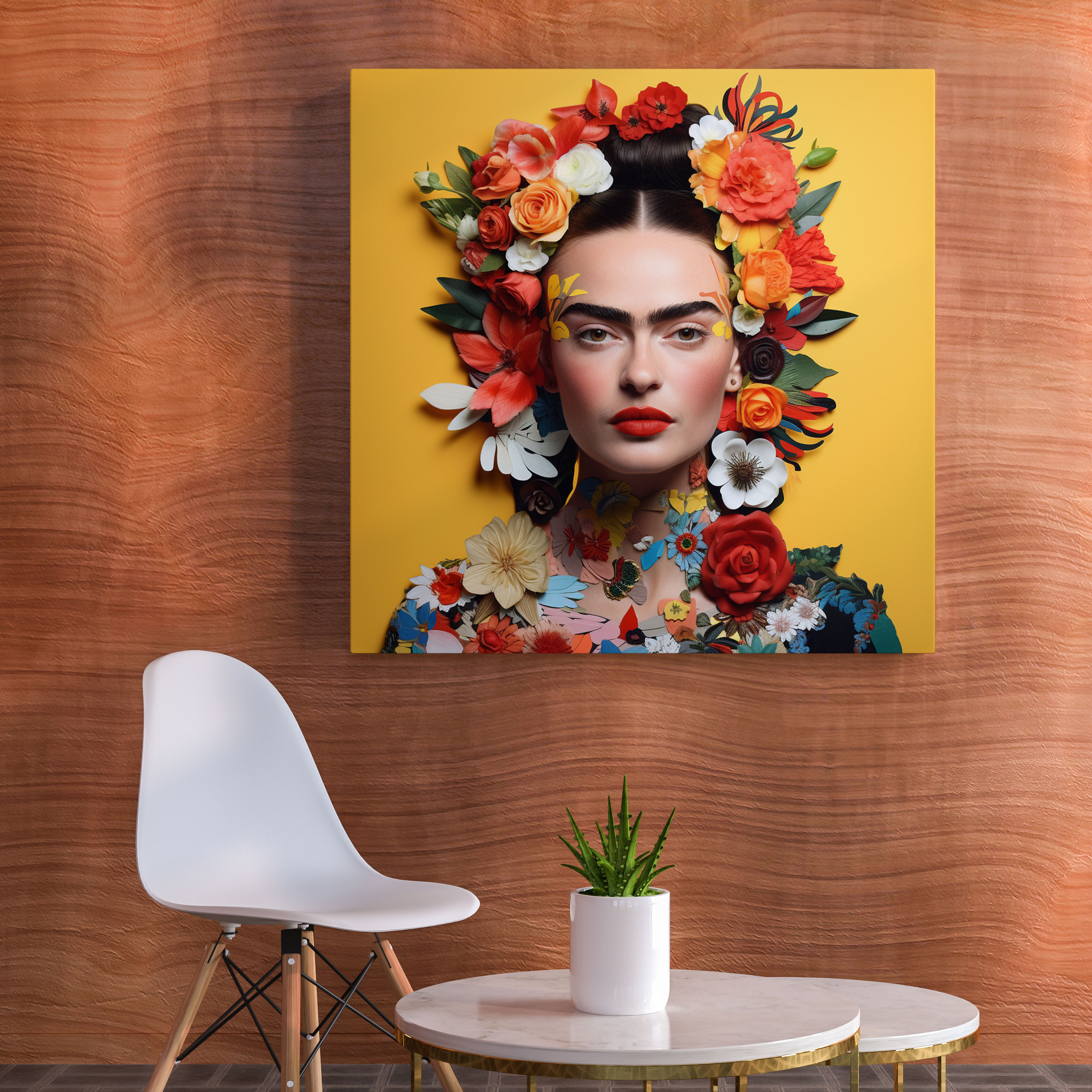 Frida Kahlo Kanvas Tablo - Ev Dekorasyonu Duvar Sanatı