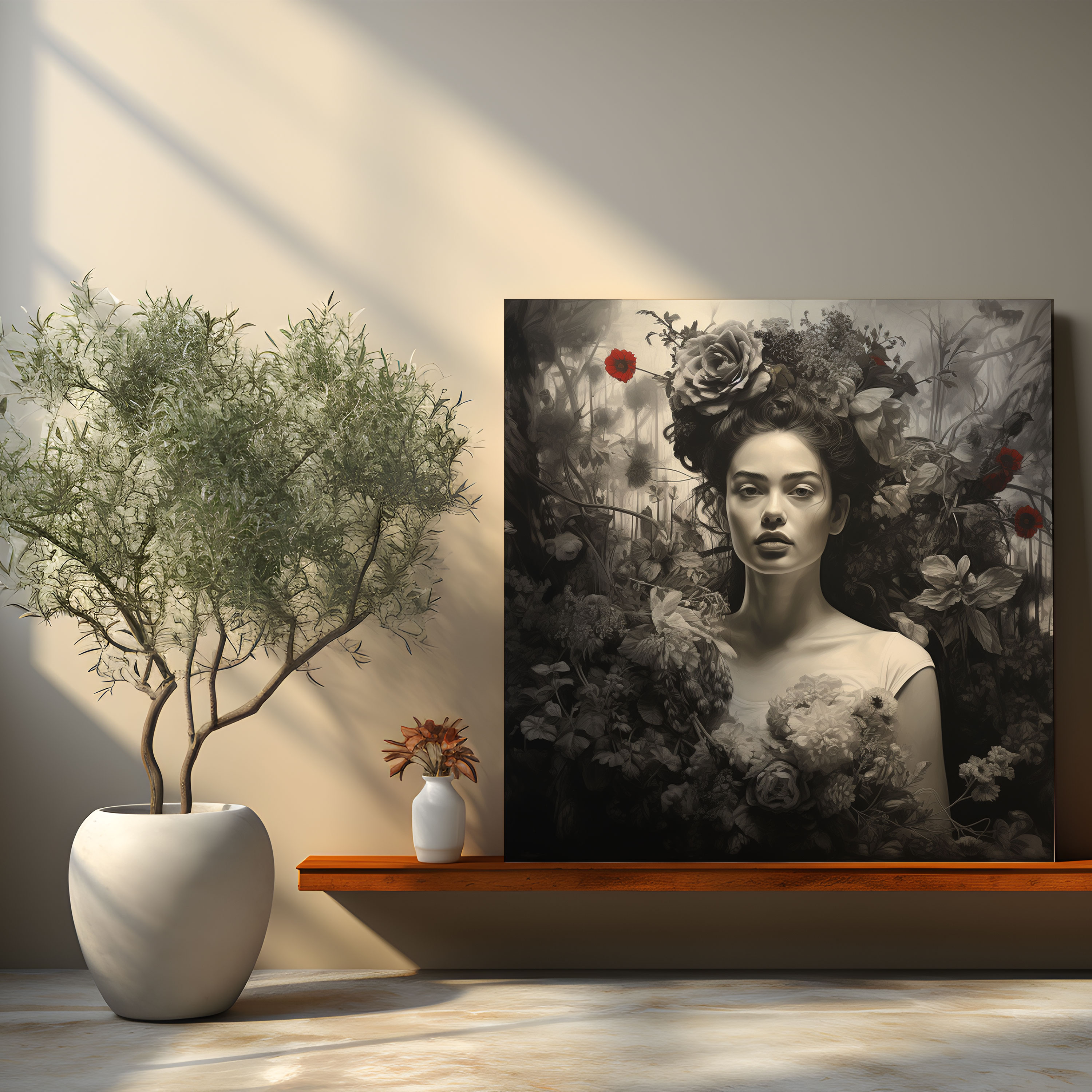 Frida Kahlo Kanvas Tablo - Duvar Sanatı ve Dekorasyonu Büyüme