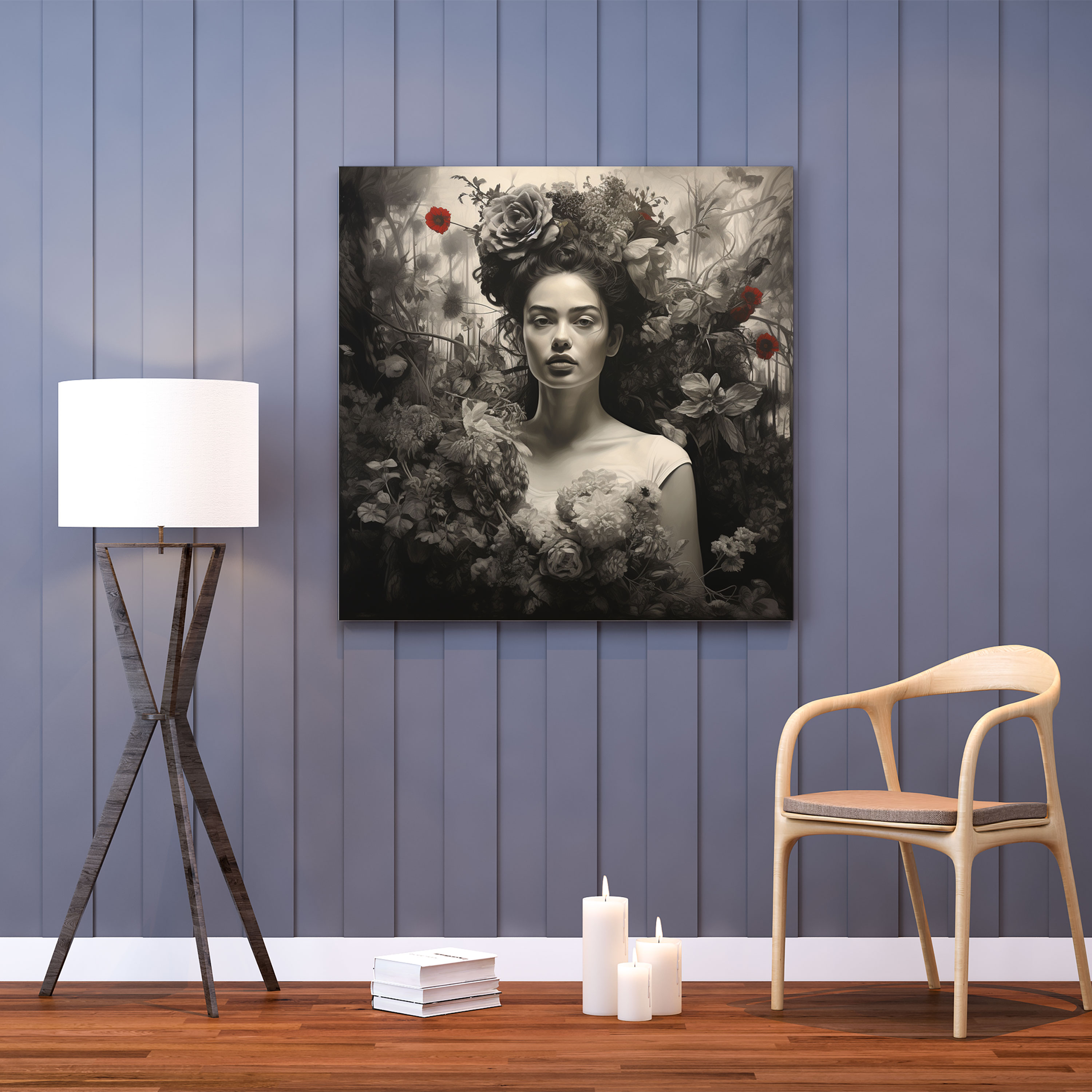 Frida Kahlo Kanvas Tablo - Duvar Sanatı ve Dekorasyonu Büyüme