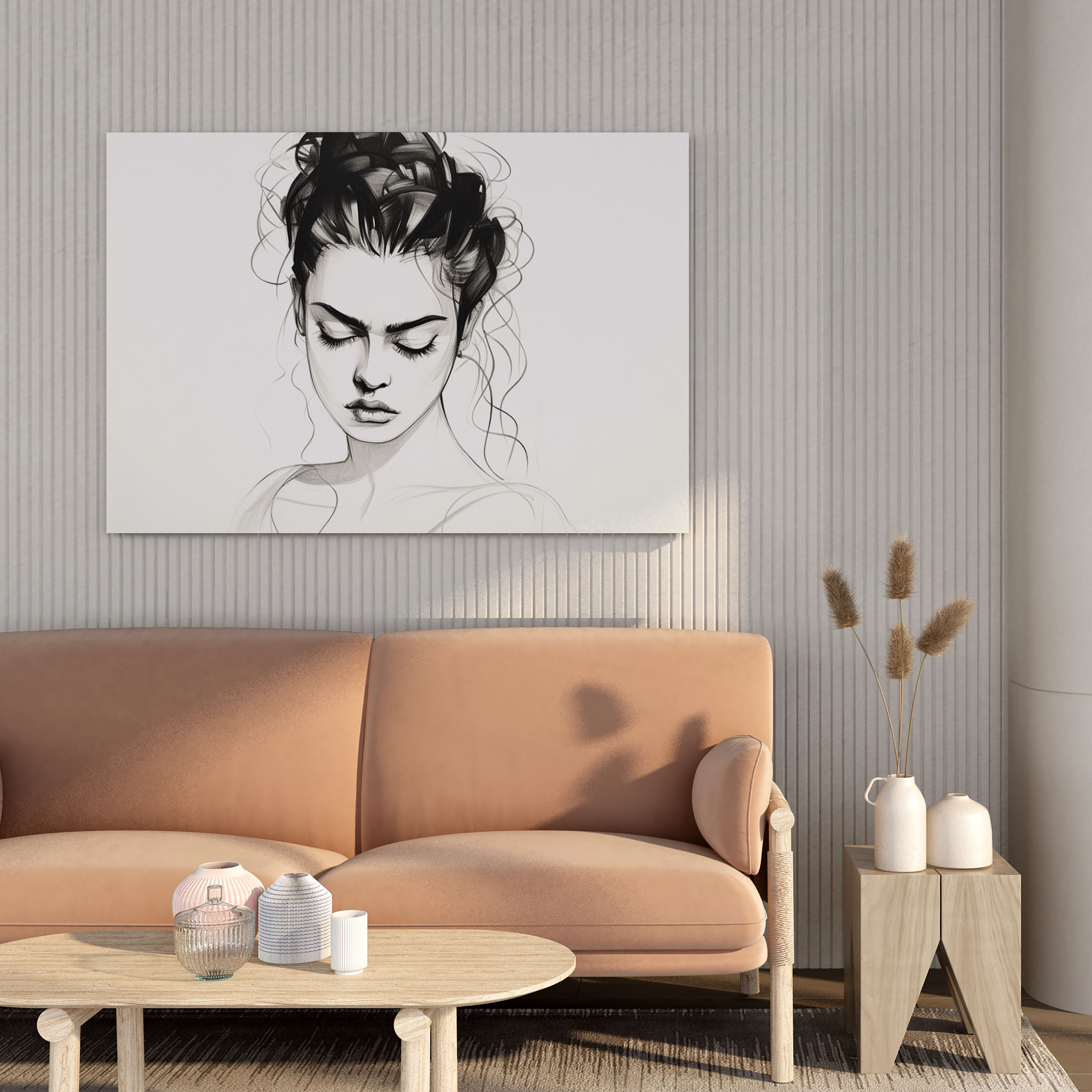 Frida Kahlo Duvar Kanvası - Frida Kahlo Kendi Gücü Duvar Sanatı Kanvas Duvar Sanatı