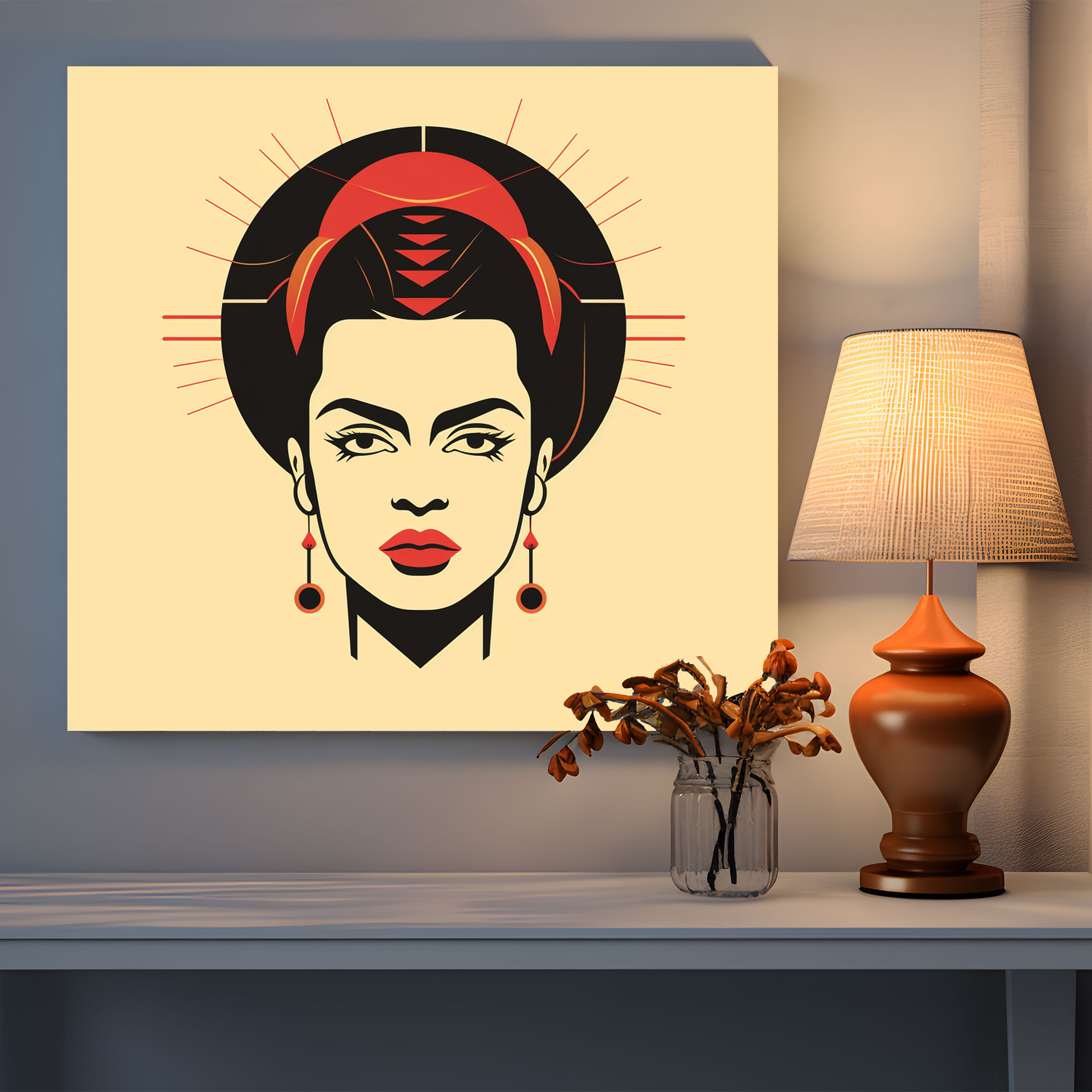Frida Kahlo Kanvas Tablo - Duvar Dekorasyonu