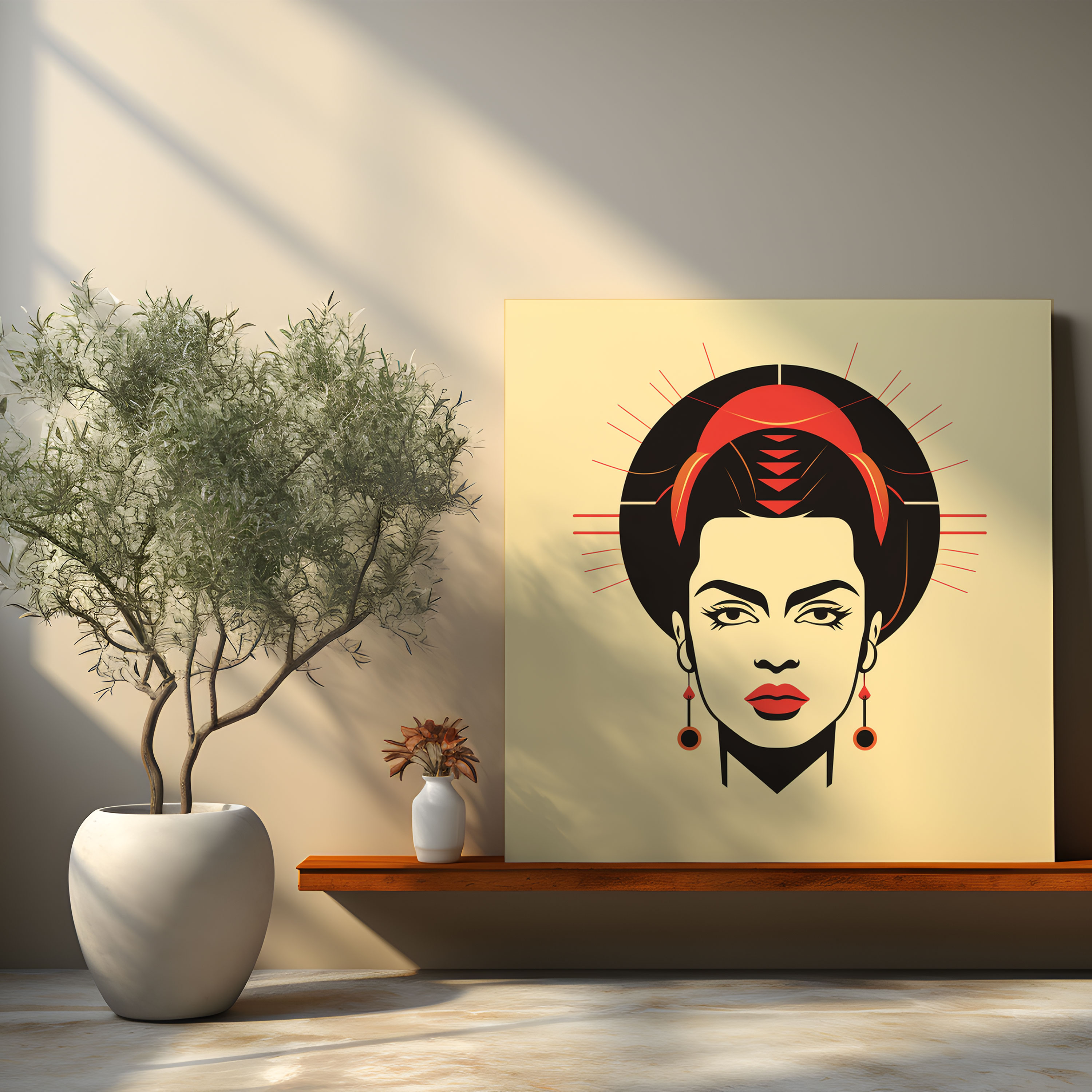 Frida Kahlo Kanvas Tablo - Duvar Dekorasyonu