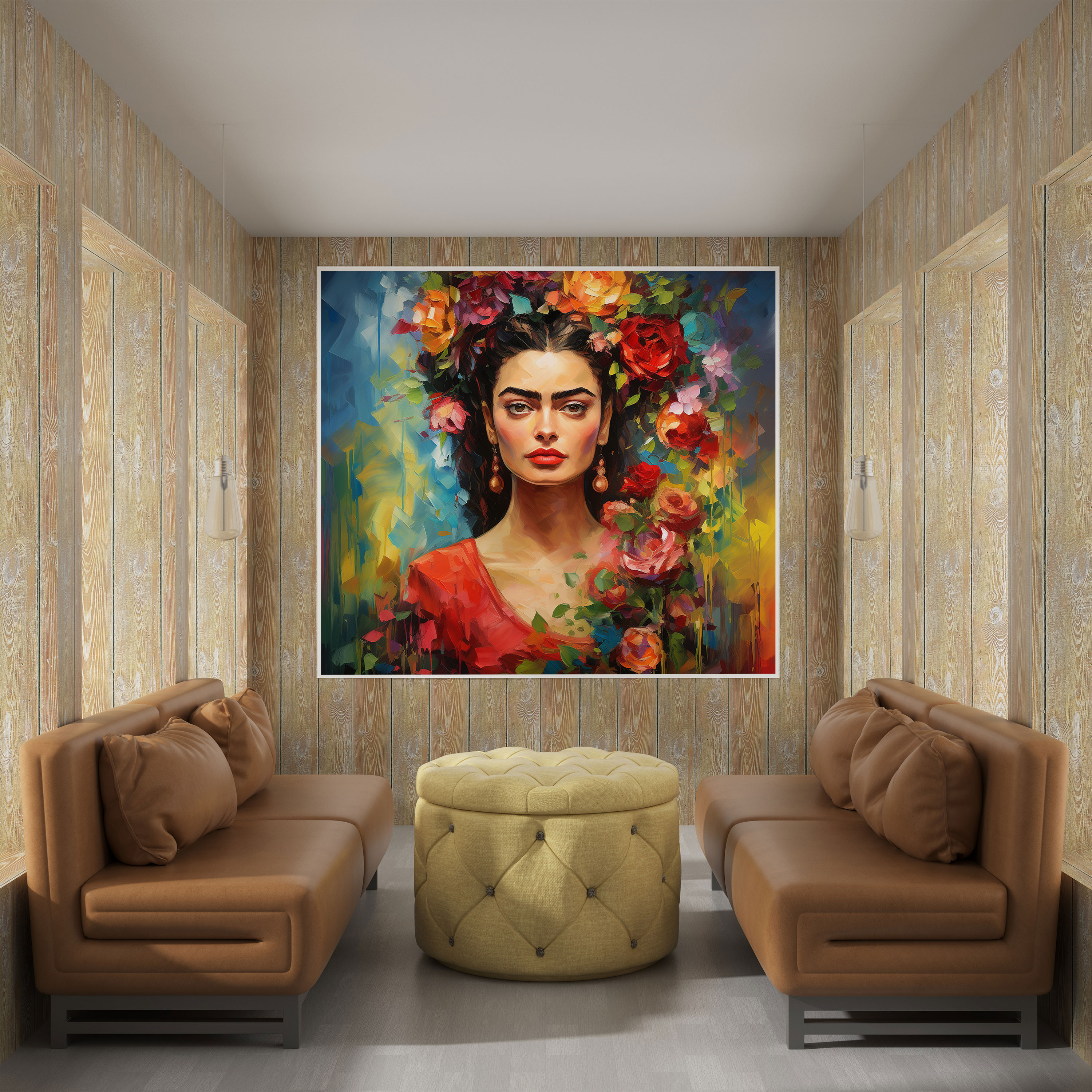 Frida Kahlo İzlenimci Tablo - Kanvas Tablo