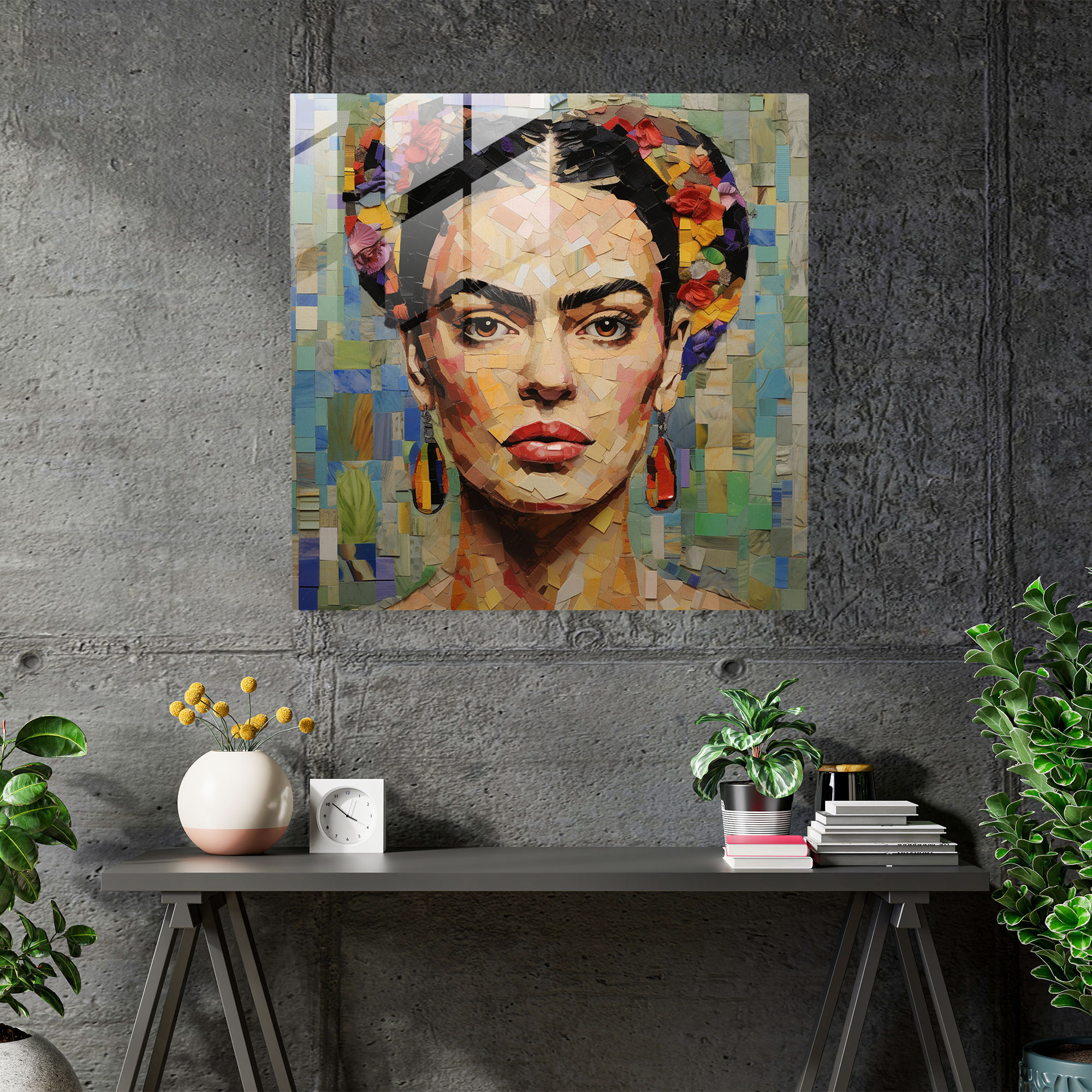 Frida Kahlo Glass Print - Frida Kahlo, Frida Kahlo, Glass Wall Art, Glass Art