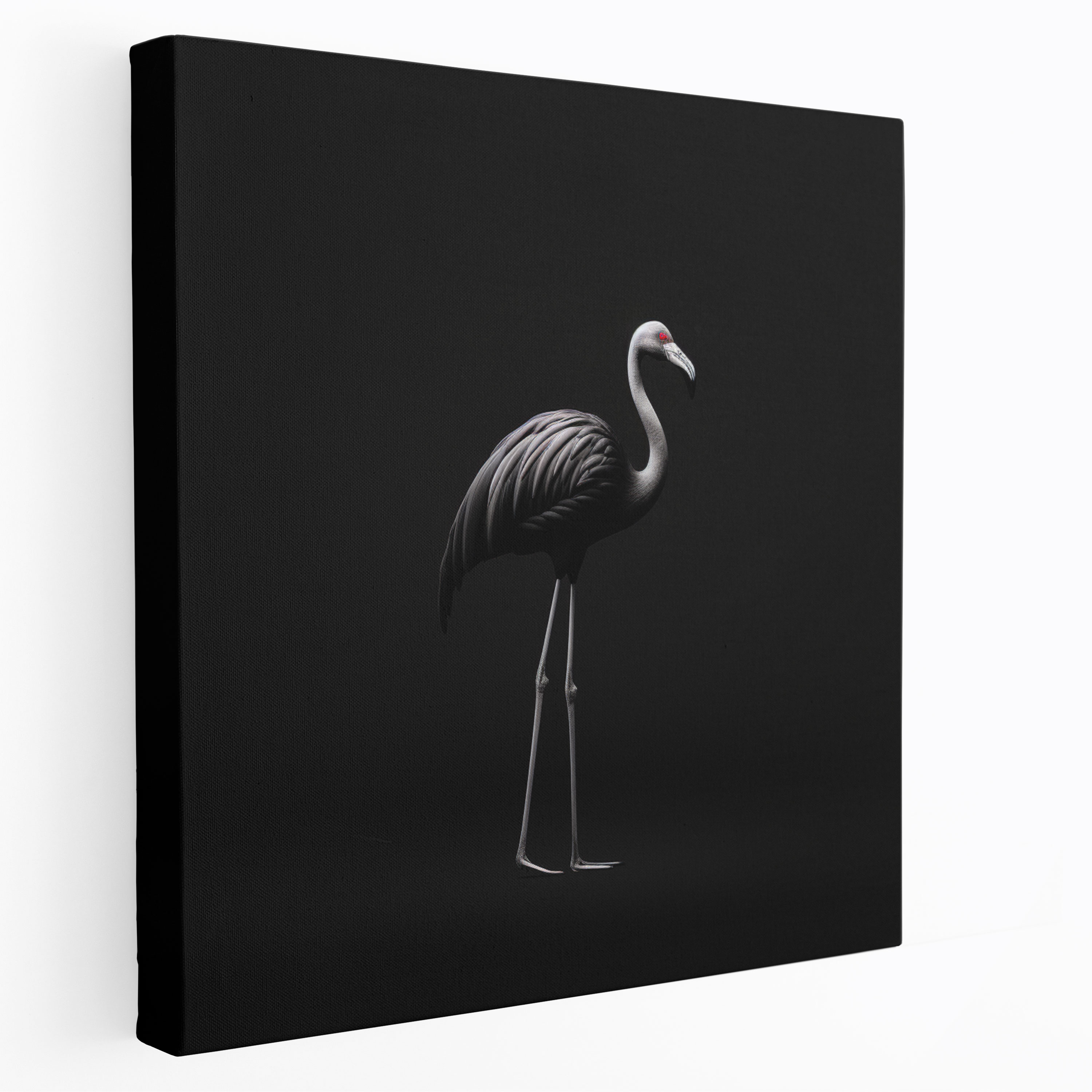 Flamingo Canvas Print - Minimalistic - Flamingo, Canvas Wall Art, Wall Decor, Home Decoration