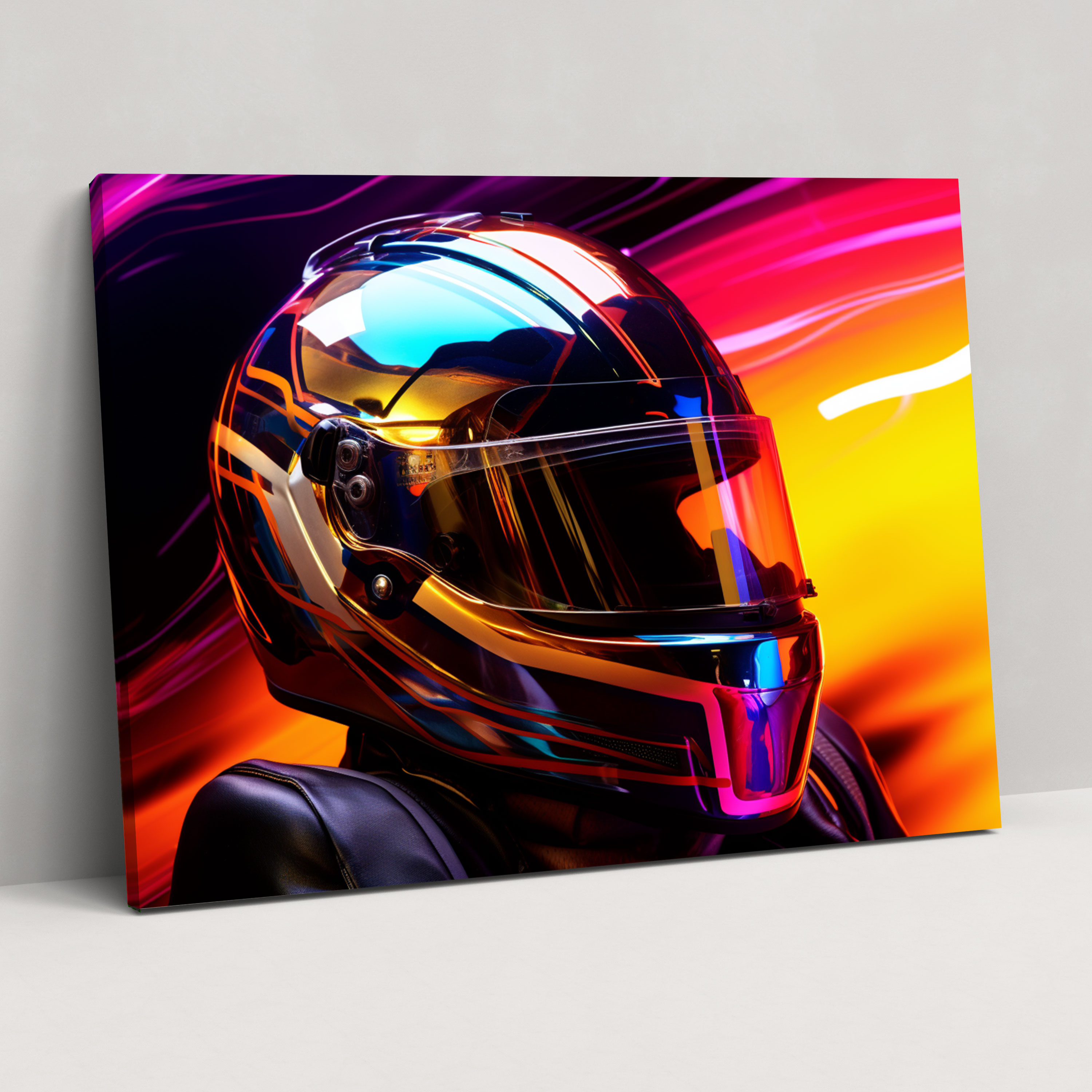 Formula 1 Tablo Sanatı - Kanvas Tablo Cam Tablo Soyut Dijital Sanat Duvar Dekorasyonu