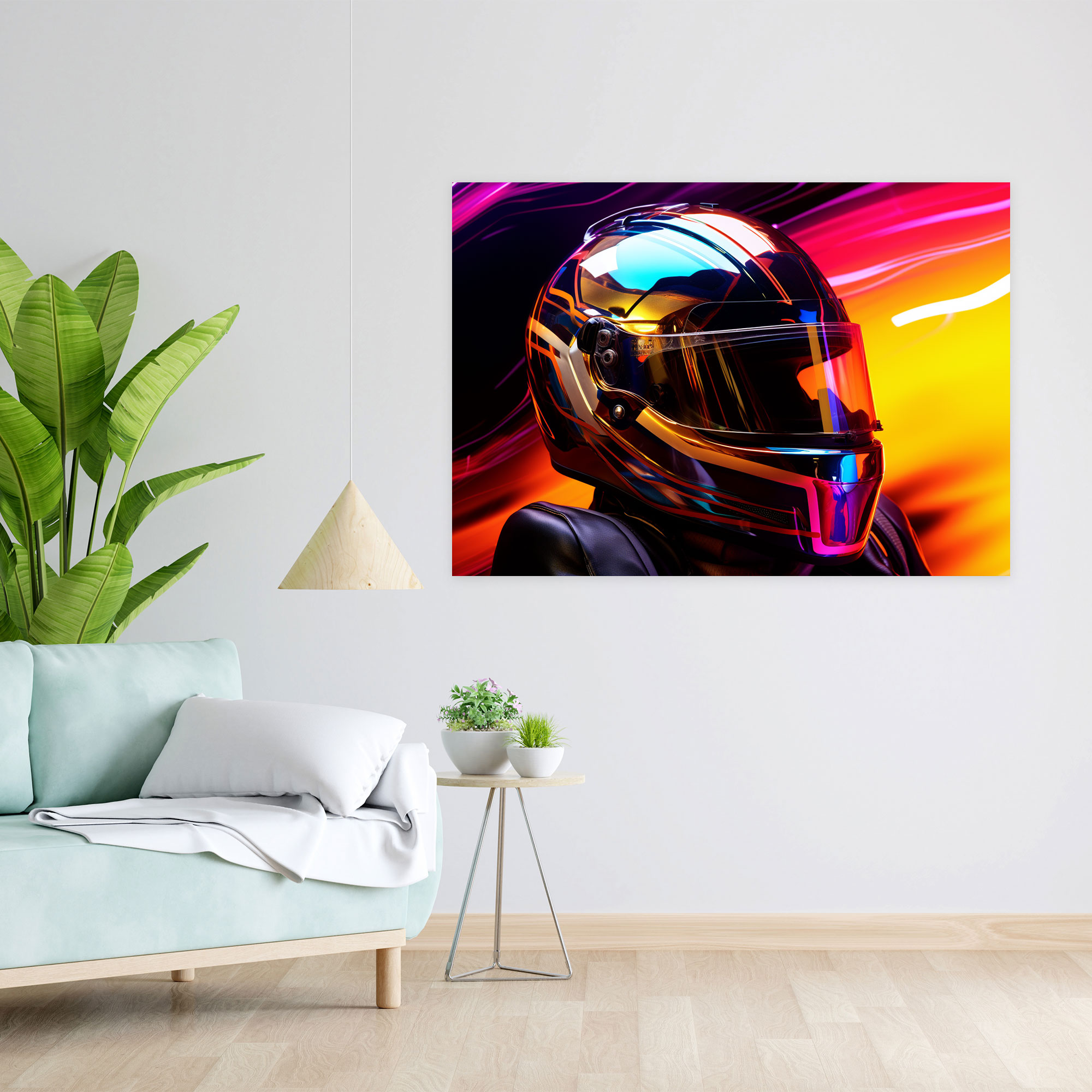 Formula 1 Tablo Sanatı - Kanvas Tablo Cam Tablo Soyut Dijital Sanat Duvar Dekorasyonu