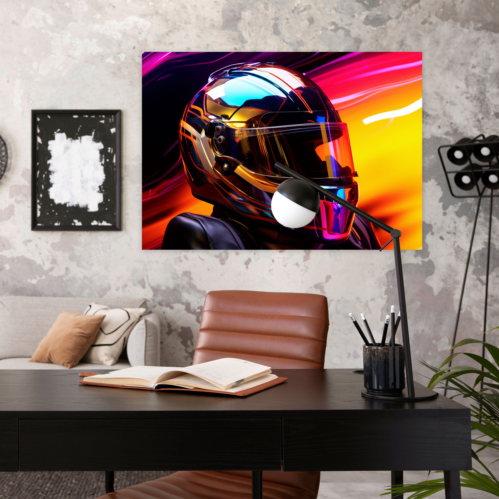 Formula 1 Tablo Sanatı - Kanvas Tablo Cam Tablo Soyut Dijital Sanat Duvar Dekorasyonu