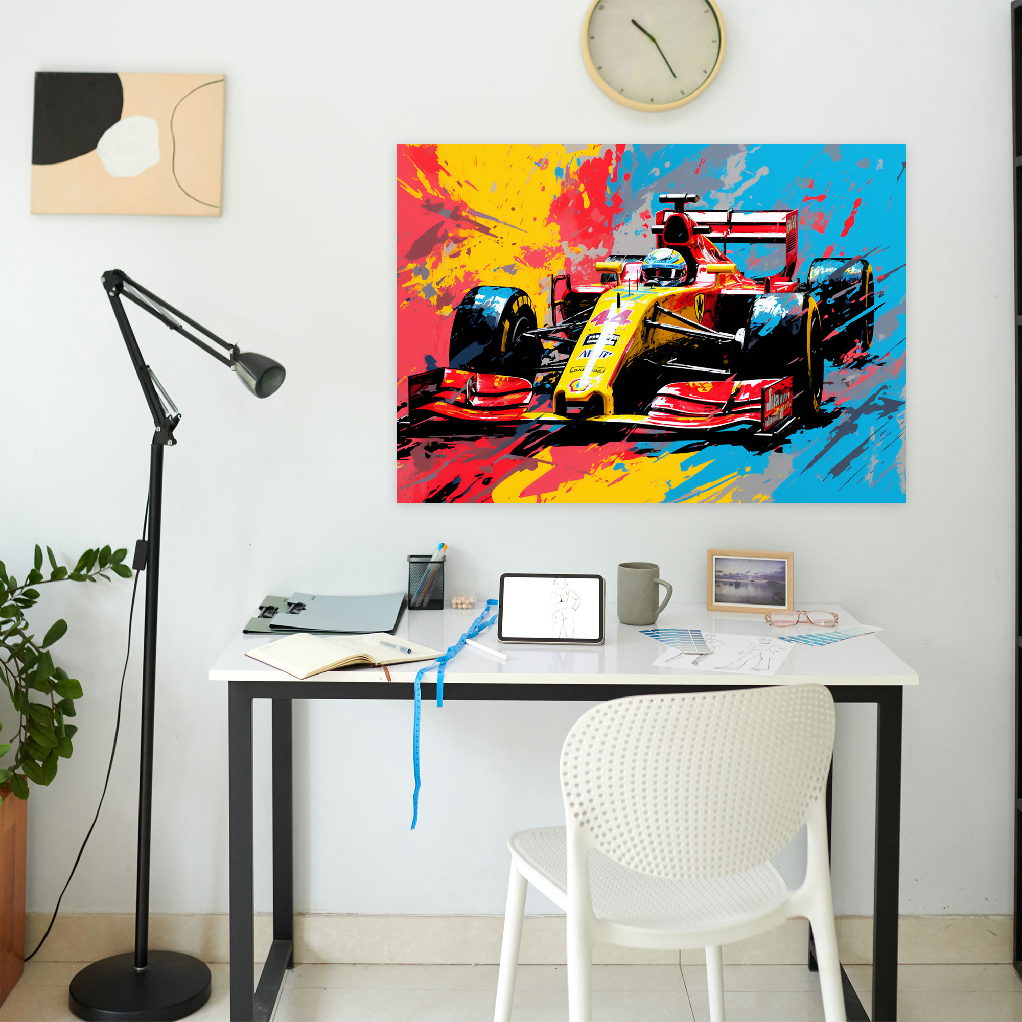 Formula 1 Canvas Print - Formula 1, Canvas Wall Art, Excitement, Dynamic Design