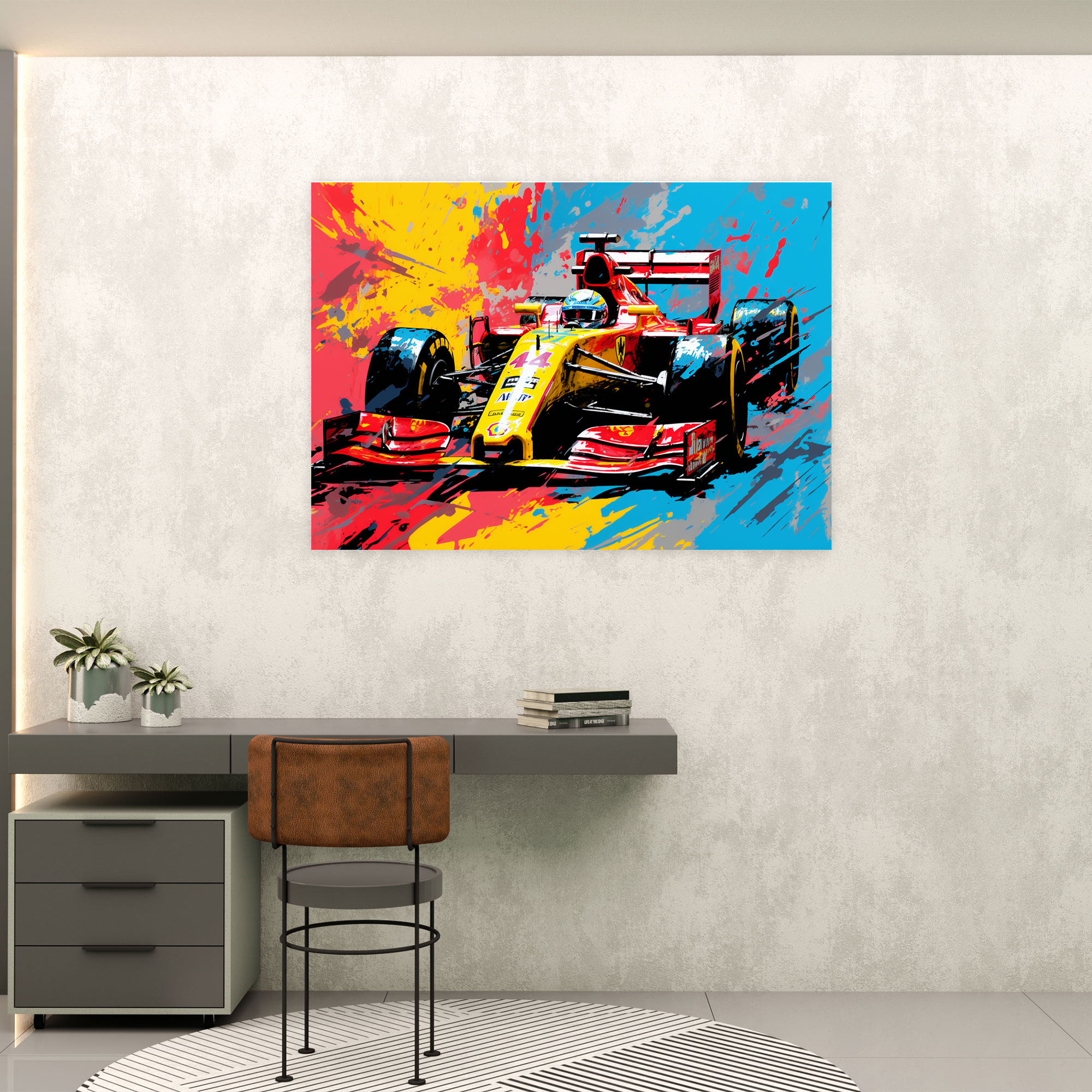 Formula 1 Canvas Print - Formula 1, Canvas Wall Art, Excitement, Dynamic Design