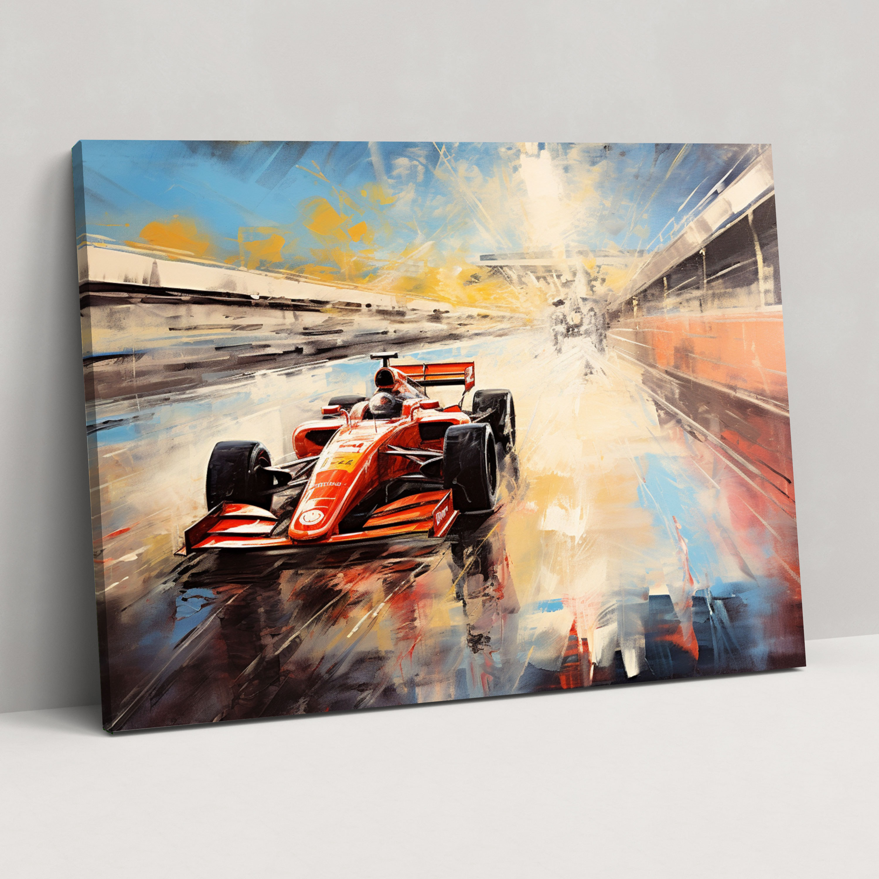 Formula 1 Duvar Dekorasyonu - İzlenimci Resim Sofistikasyon Hayalperest Atmosfer