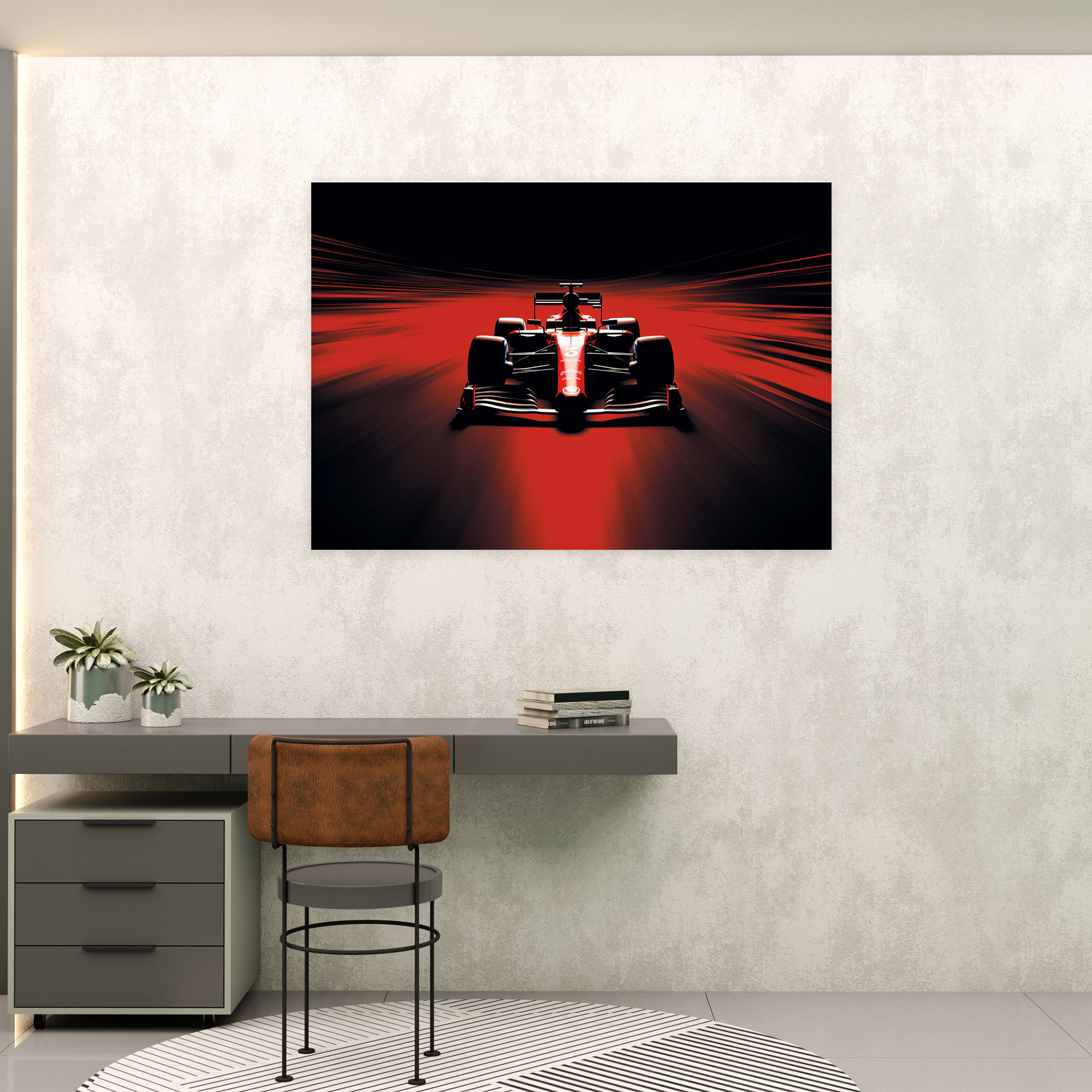 Formula 1 Kanvas Tablo - Duvar Dekorasyonu