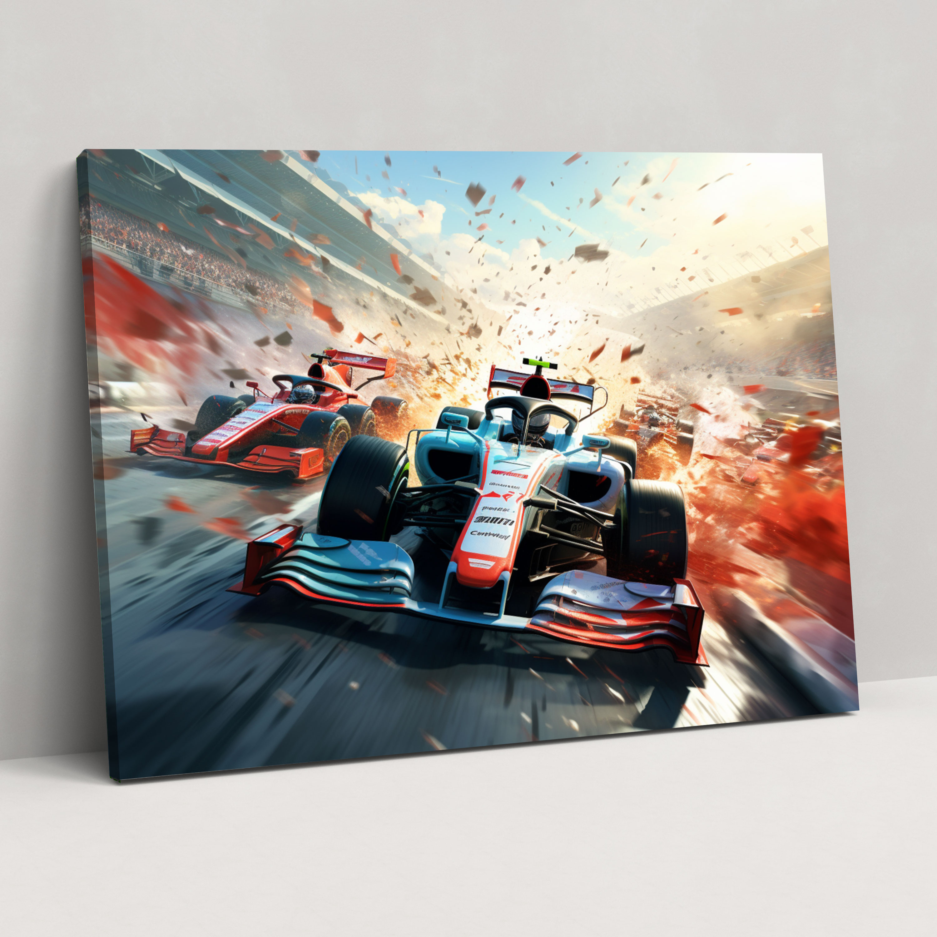 Formula 1 Duvar Dekorasyonu - Kanvas Tablo Sanatı Ev Dekorasyonu