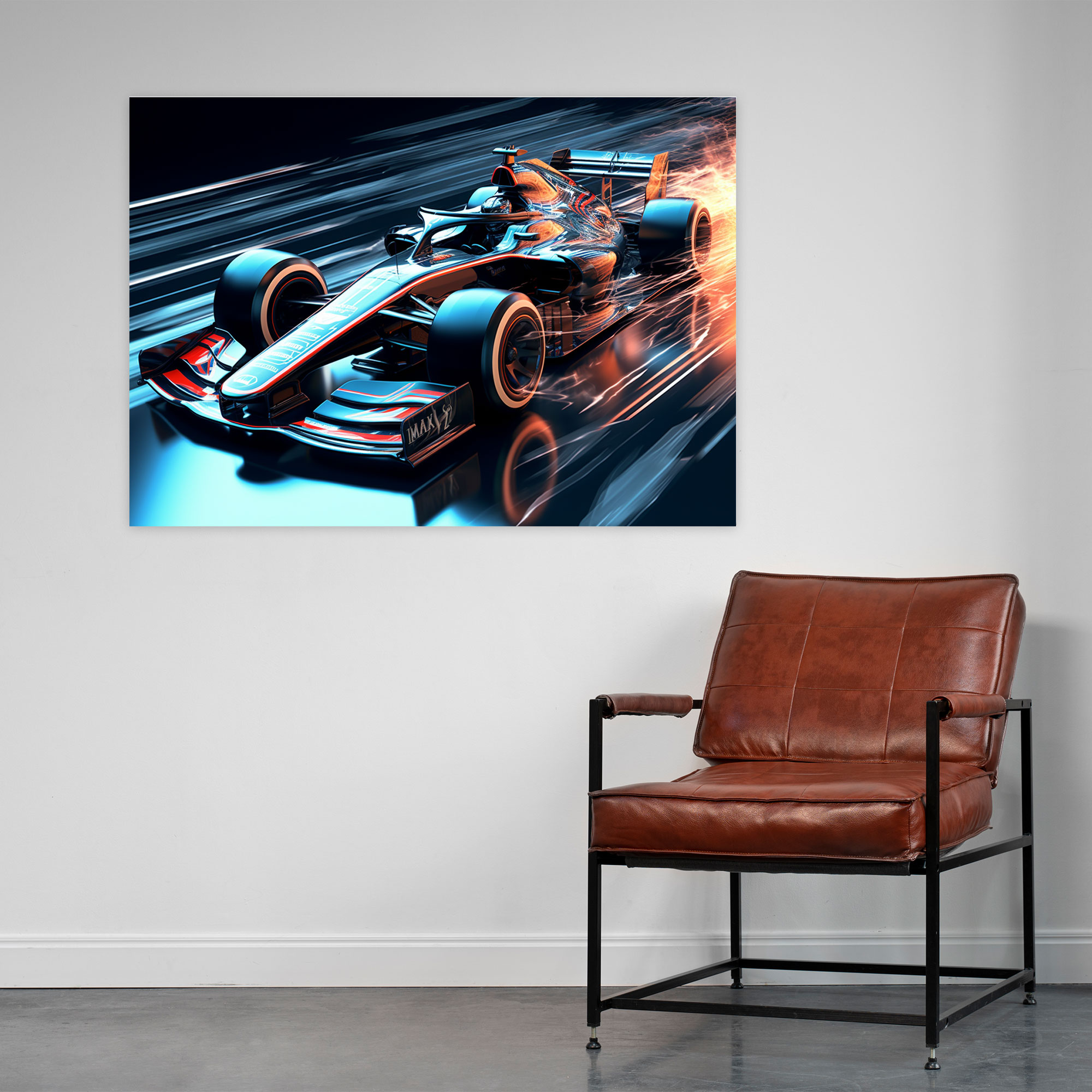 Formula 1 Duvar Sanatı - Şık Tasarım Kanvas Tablo