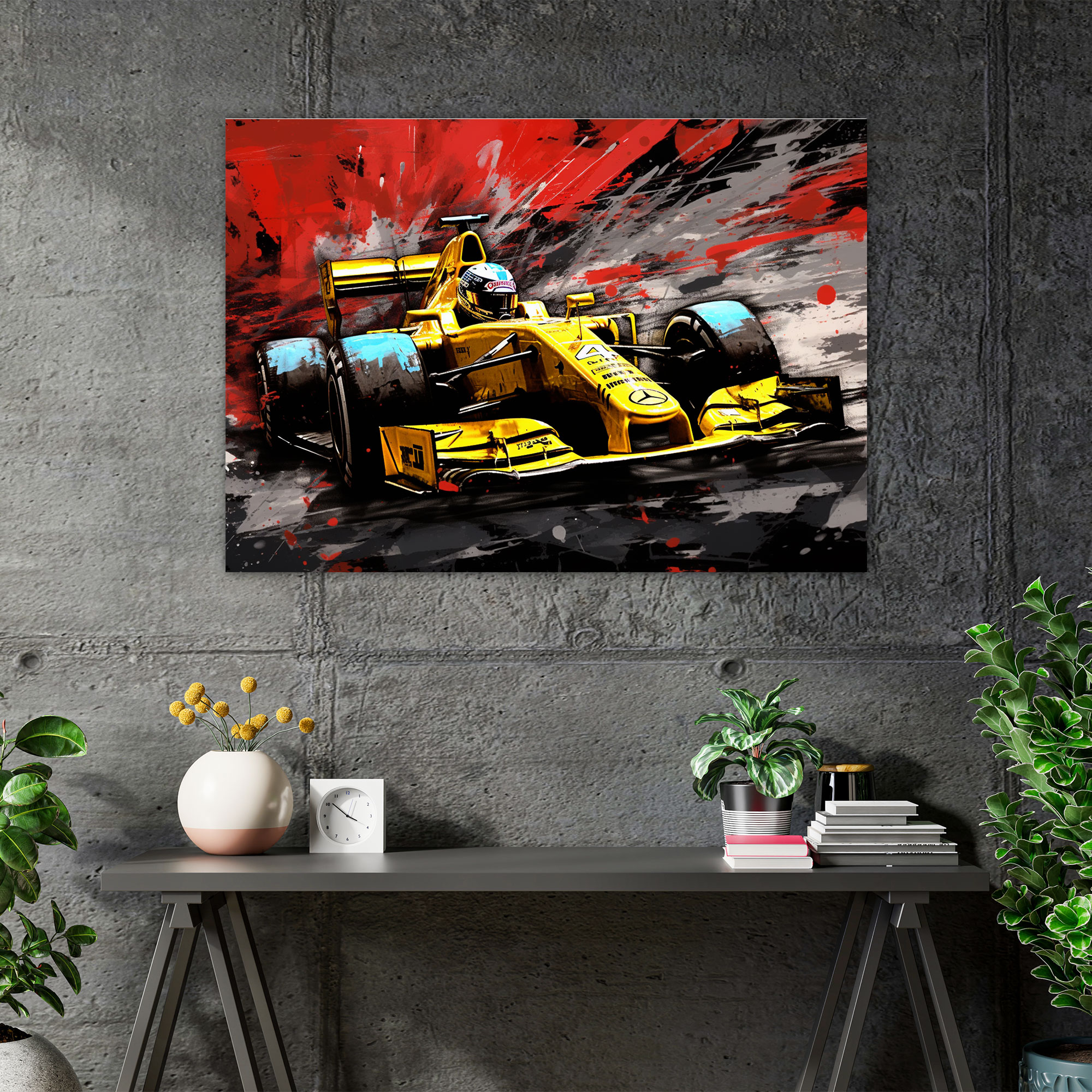 Formula 1 Wall Art Decoration - Formula 1, Pop Art Collage, Home Decoration, Wall Art