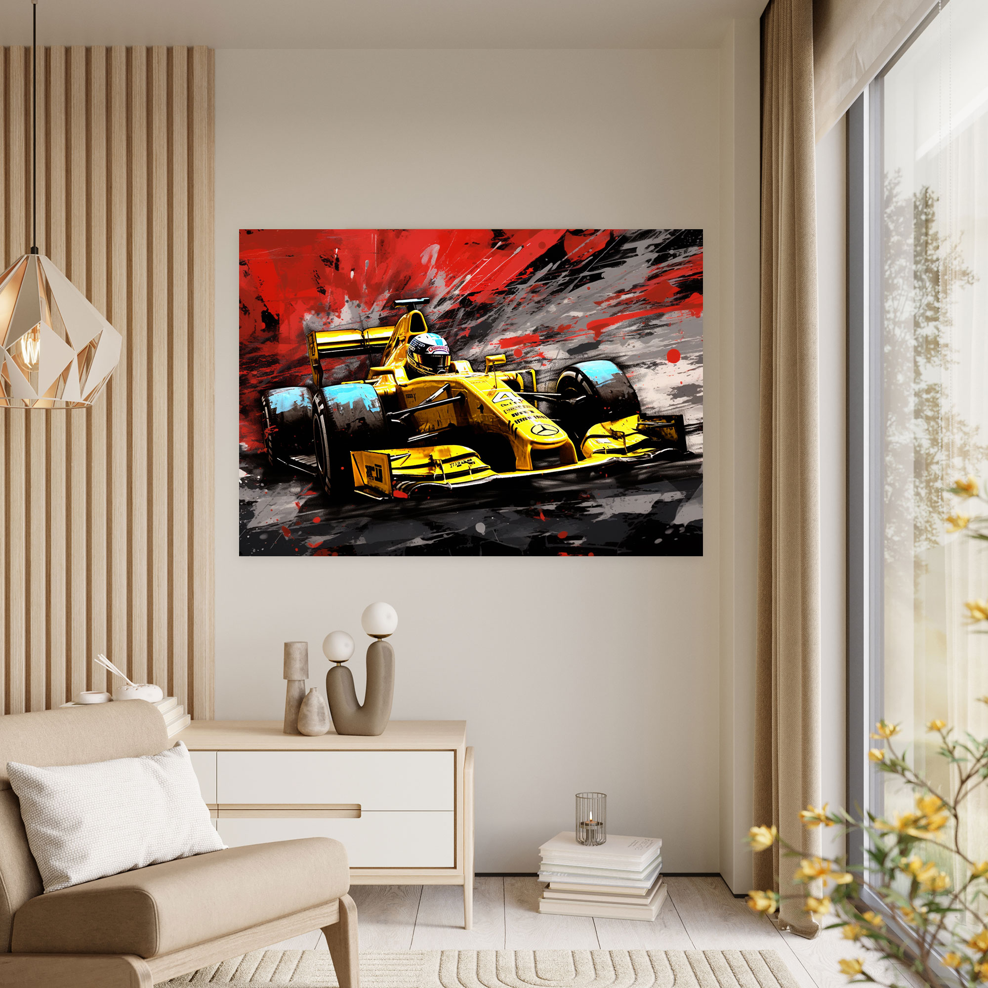 Formula 1 Wall Art Decoration - Formula 1, Pop Art Collage, Home Decoration, Wall Art