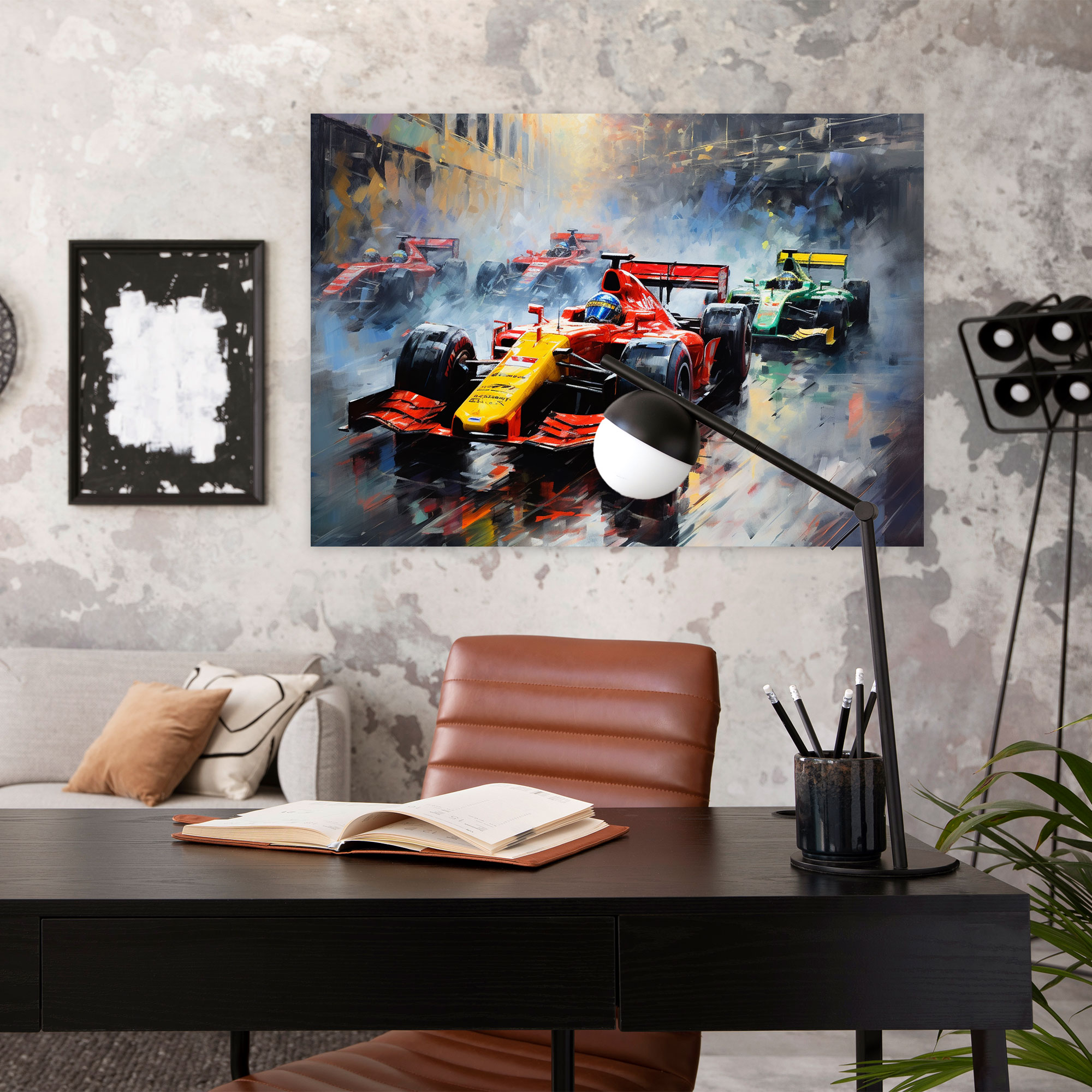 Formula 1 Canvas Print Art - Formula 1, Wall Decoration, Wall Art, Vibrant Atmosphere