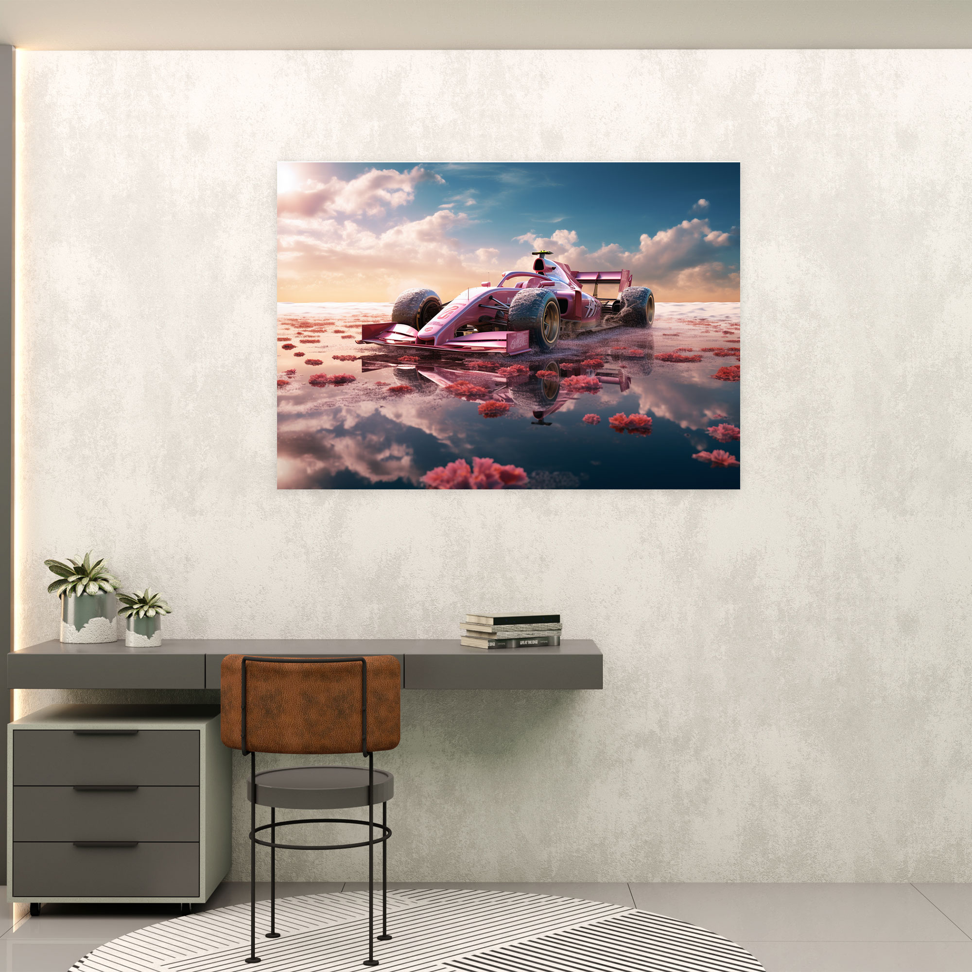 Formula 1 Canvas Print Decoration - Formula 1, Unexpected Elements, Surreal Digital Art, Home Decoration