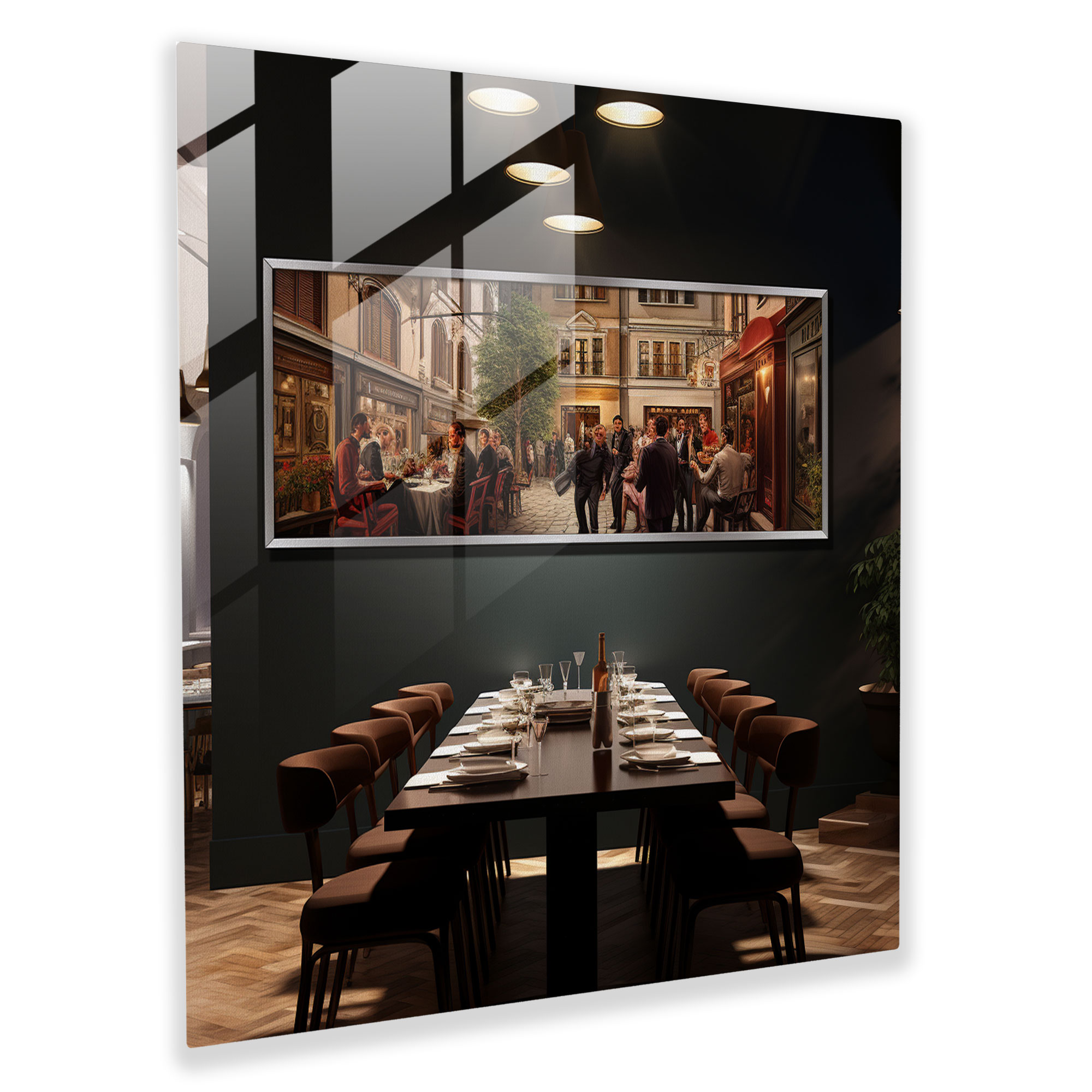 Goodfellas Italian Restaurant Glass Print - Goodfellas, Goodfellas, Modern Art, Crime