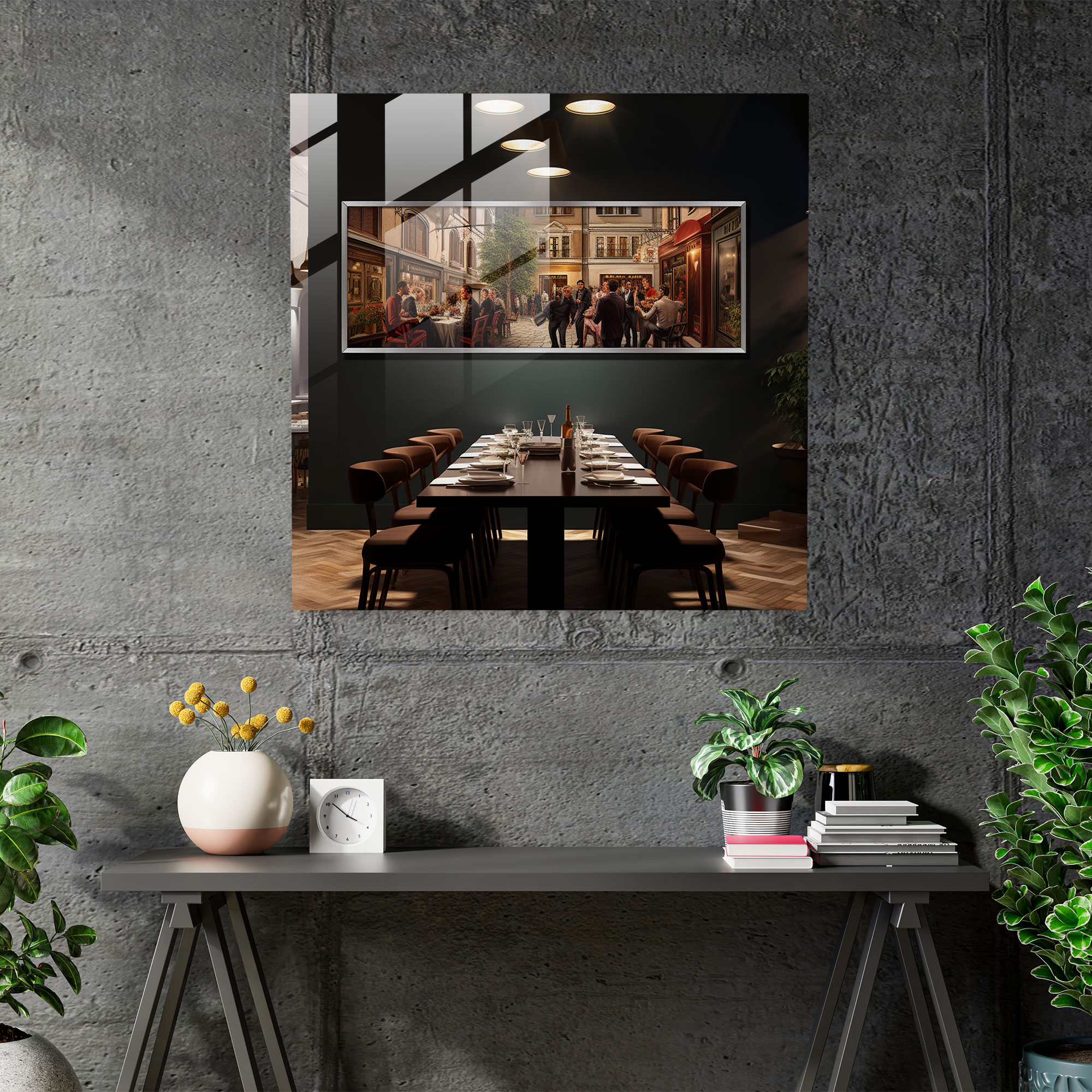 Goodfellas Italian Restaurant Glass Print - Goodfellas, Goodfellas, Modern Art, Crime
