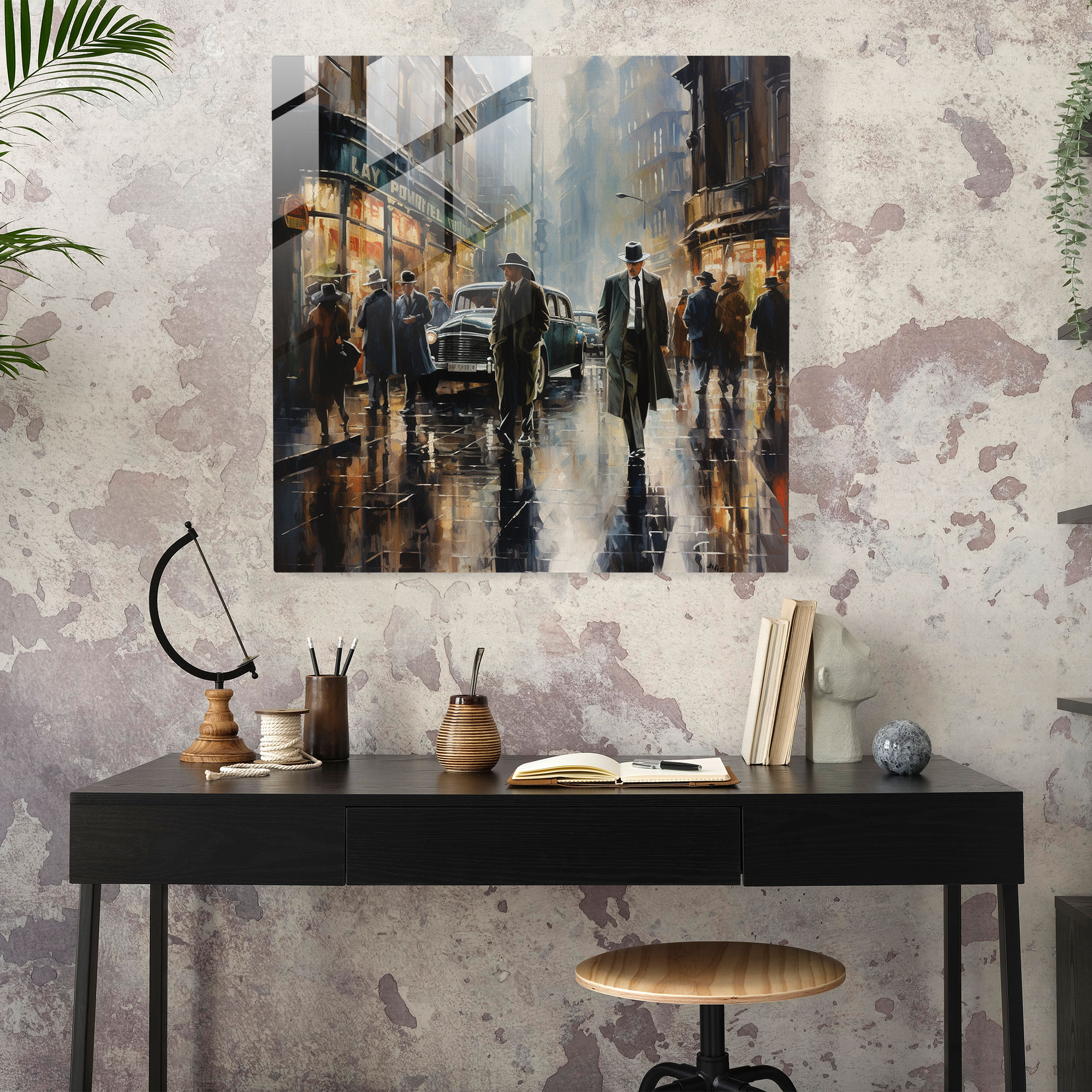 Goodfellas City Street Glass Print - Goodfellas, Goodfellas, City Street, Glass Print